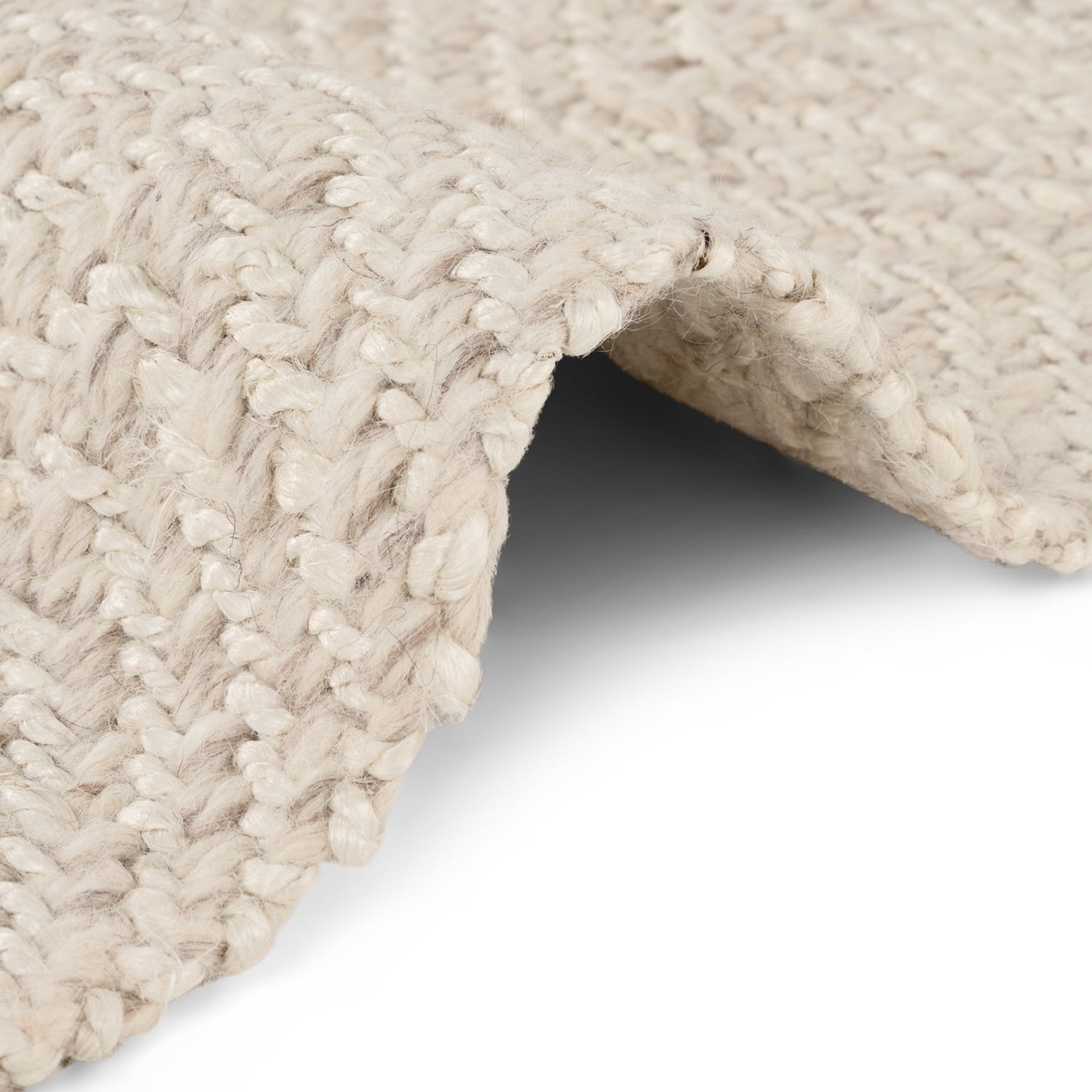 Tapis de Laine Couloir Fait Main Crème – STUDIO DECO