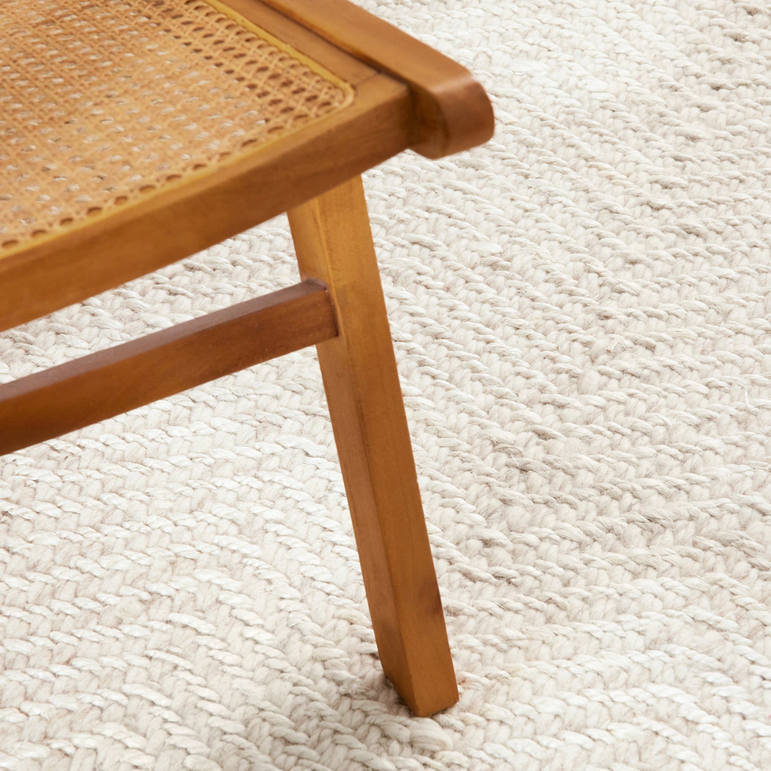 Tapis de Laine Couloir Fait Main Crème – STUDIO DECO