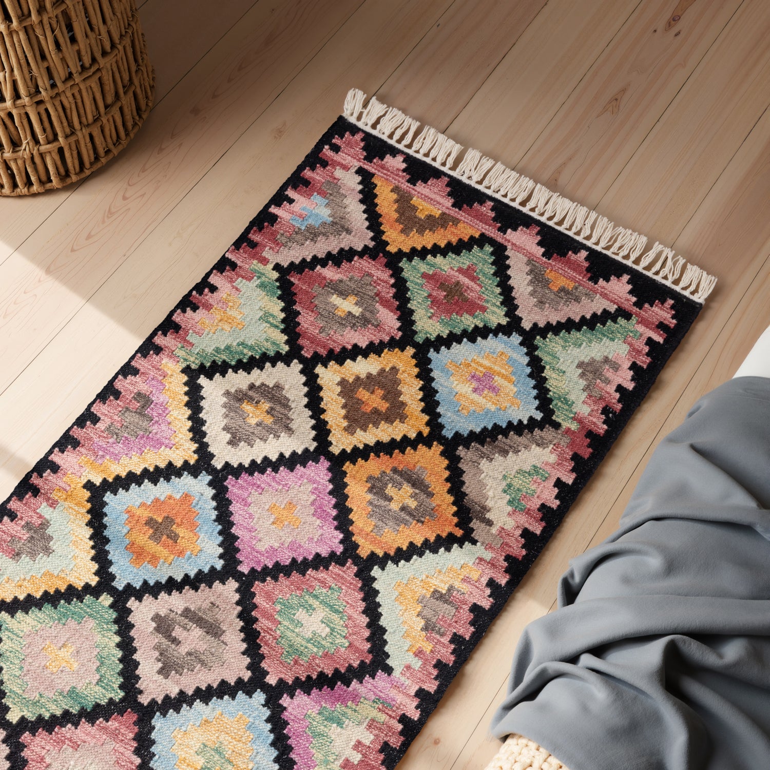 Tapis Kilim en Laine ZARA – STUDIO DECO