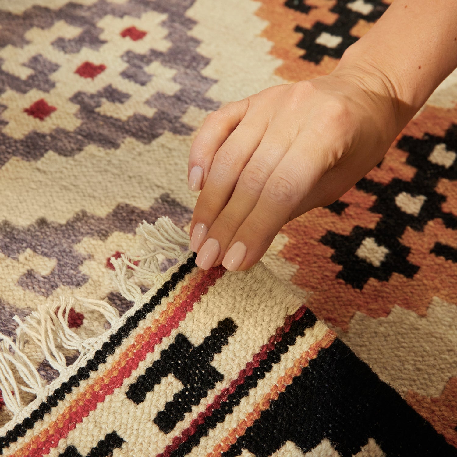 Tapis Kilim en Laine KIAN – STUDIO DECO