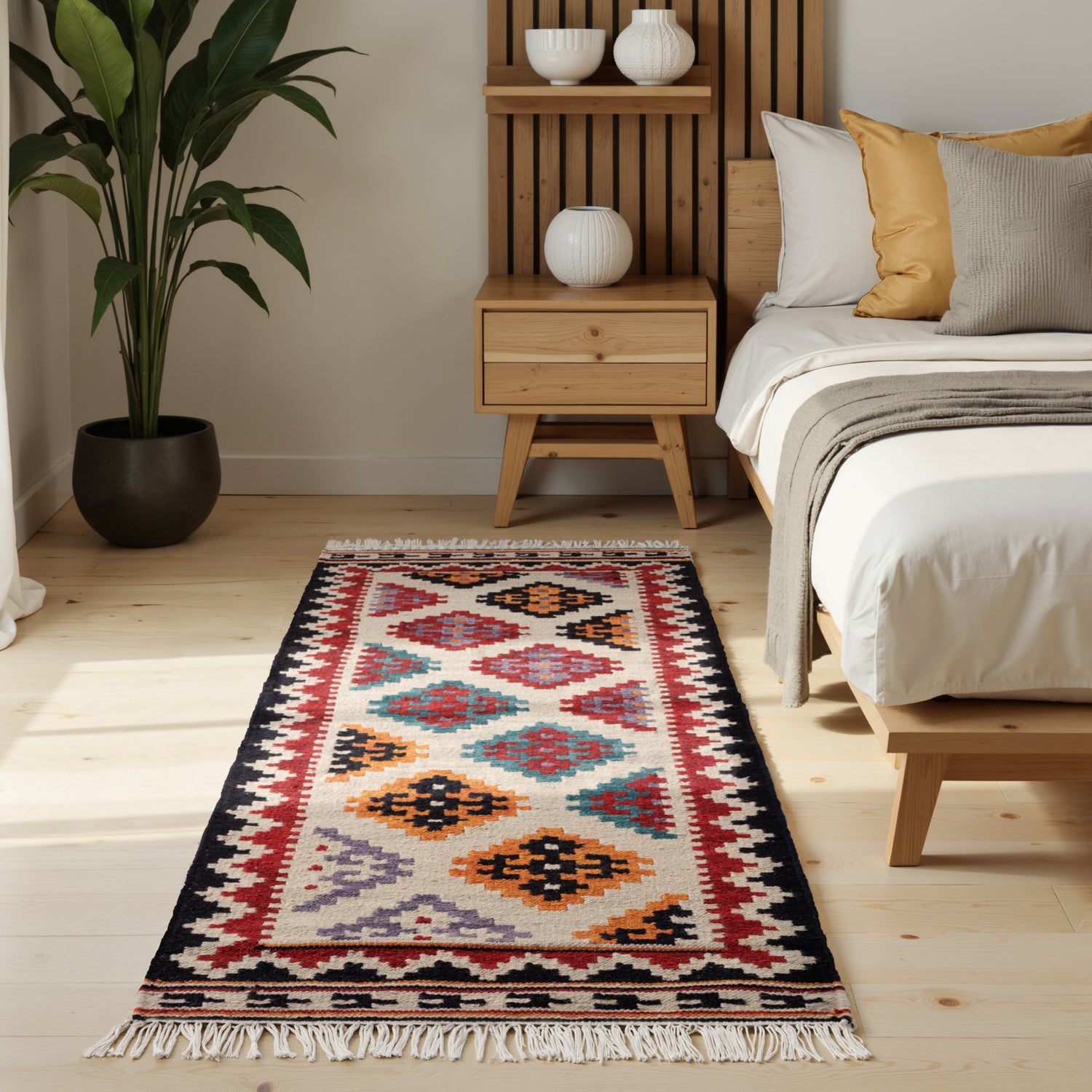 Tapis Kilim en Laine KIAN – STUDIO DECO