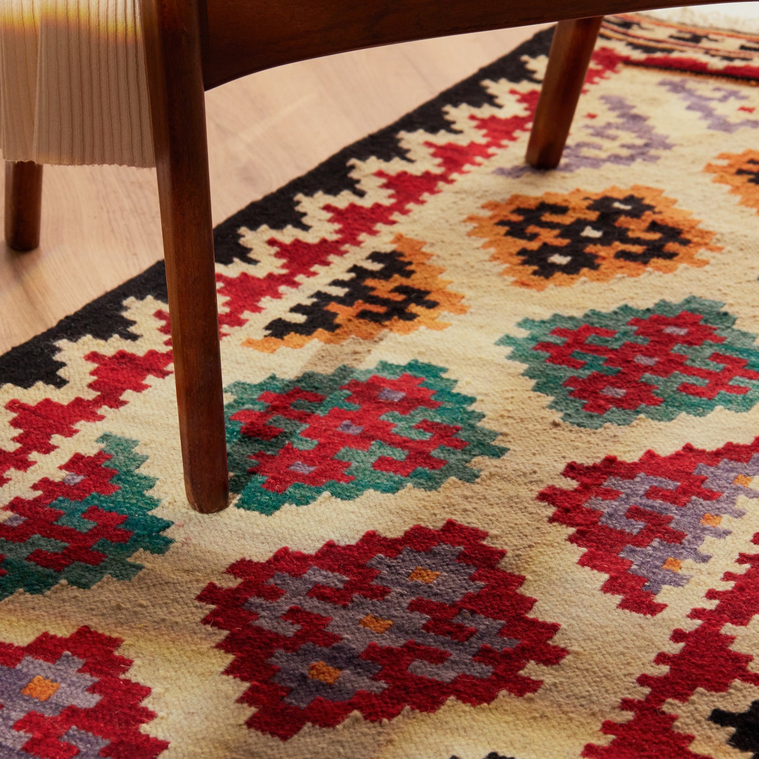 Tapis Kilim en Laine KIAN – STUDIO DECO