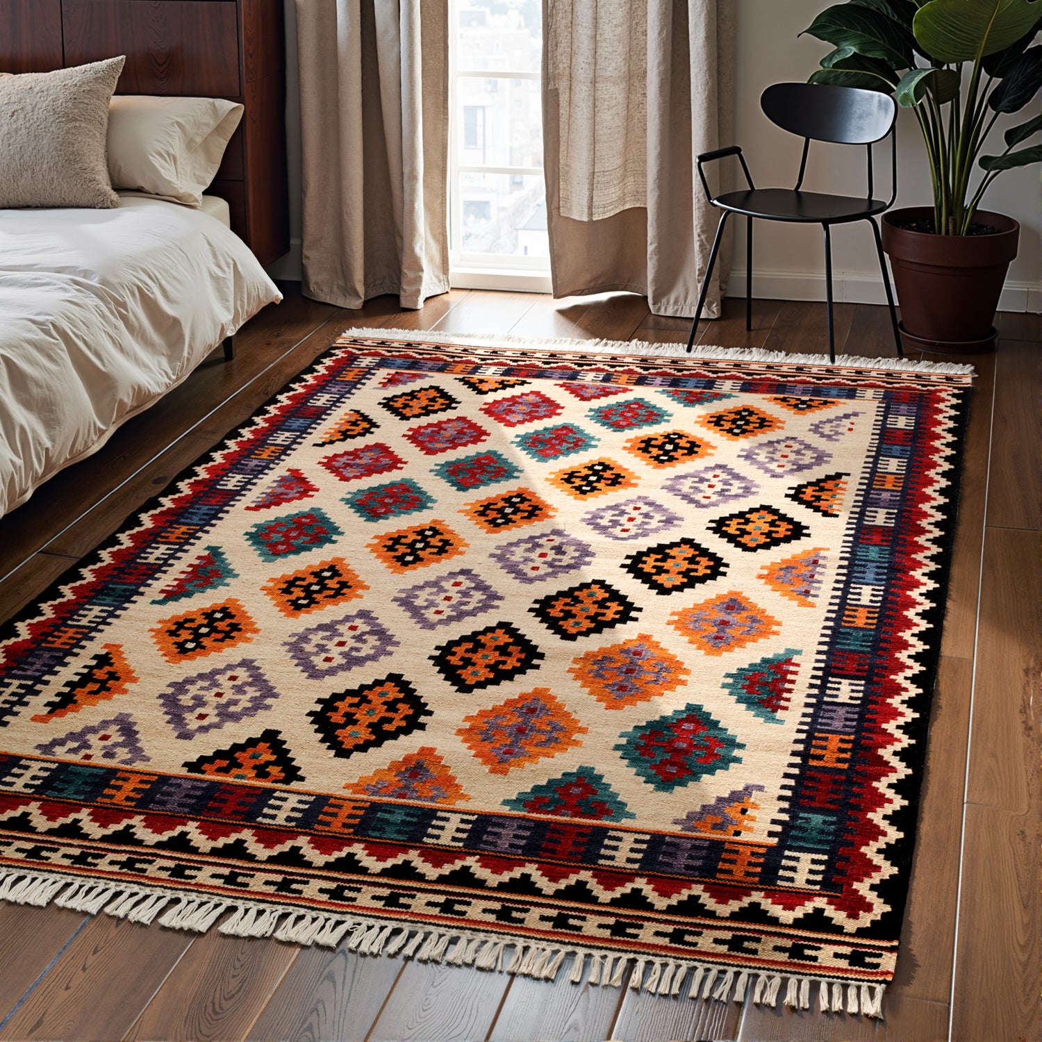 Tapis Kilim en Laine KIAN – STUDIO DECO