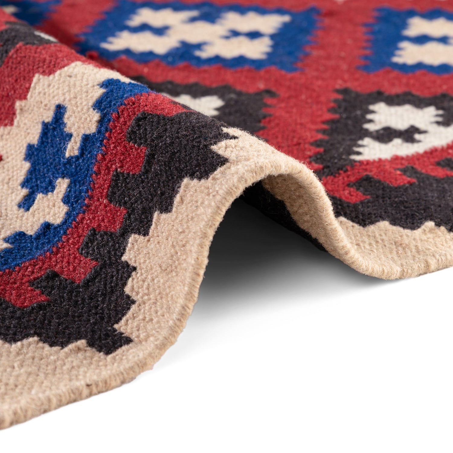 Tapis Kilim en Laine RAMI – STUDIO DECO