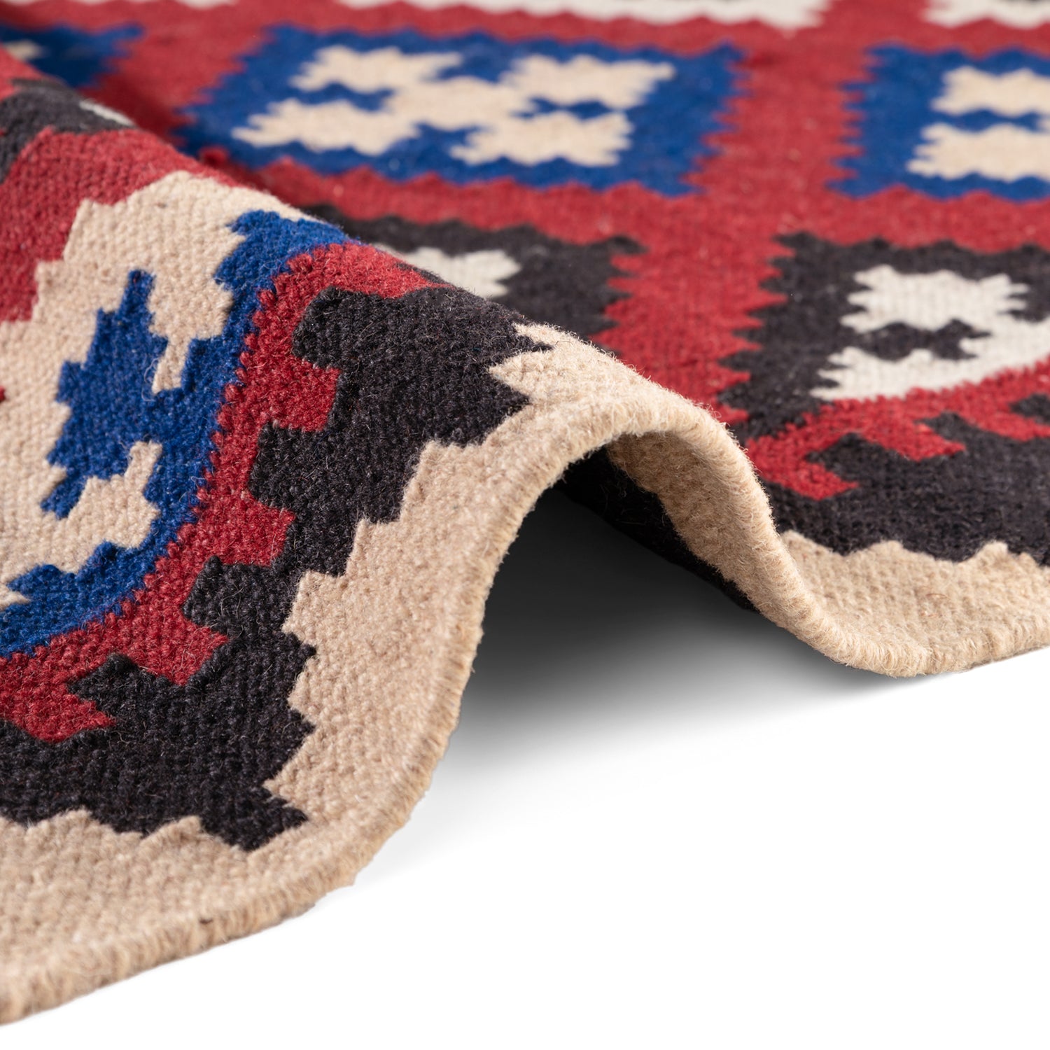 Tapis Kilim en Laine RAMI – STUDIO DECO