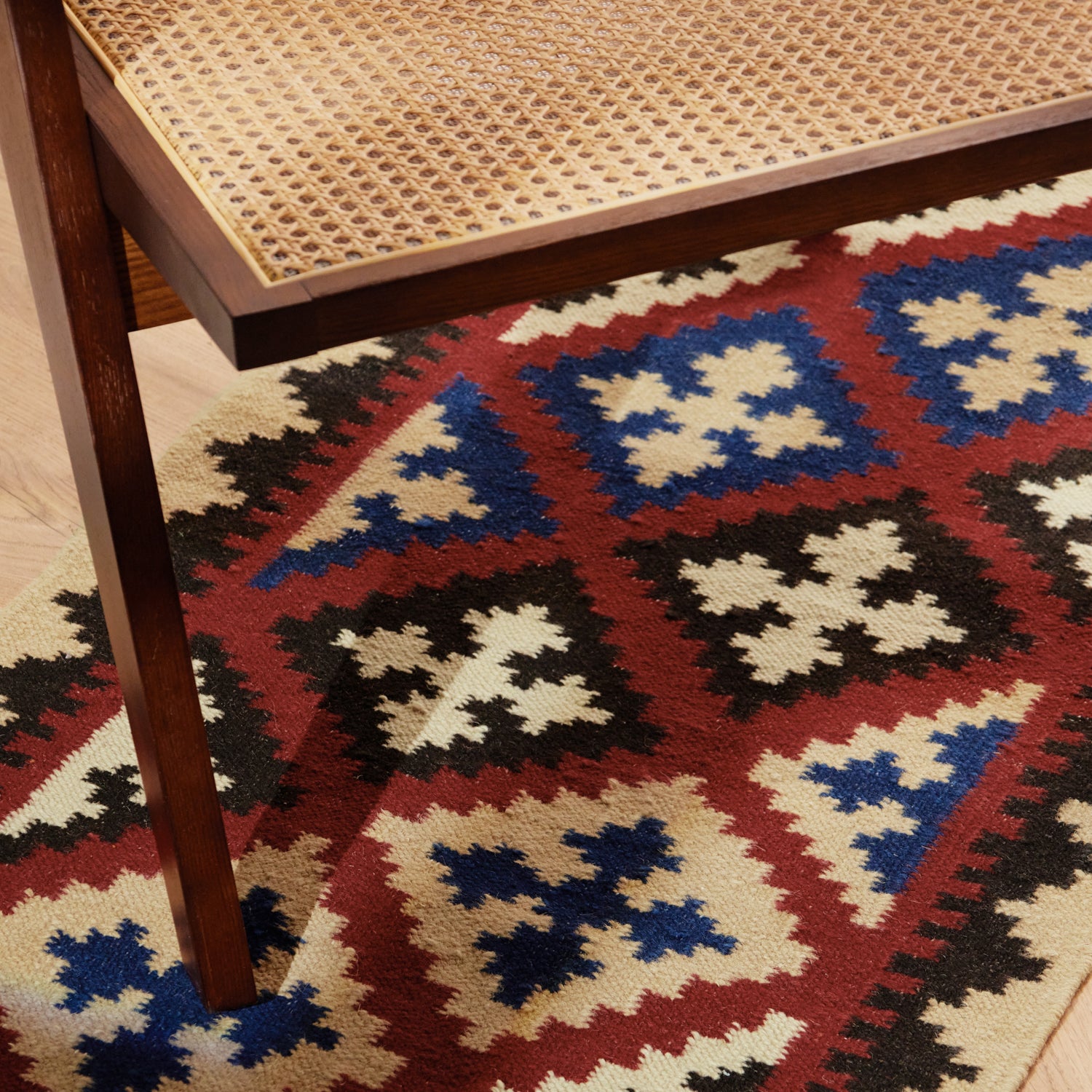 Tapis Kilim en Laine RAMI – STUDIO DECO