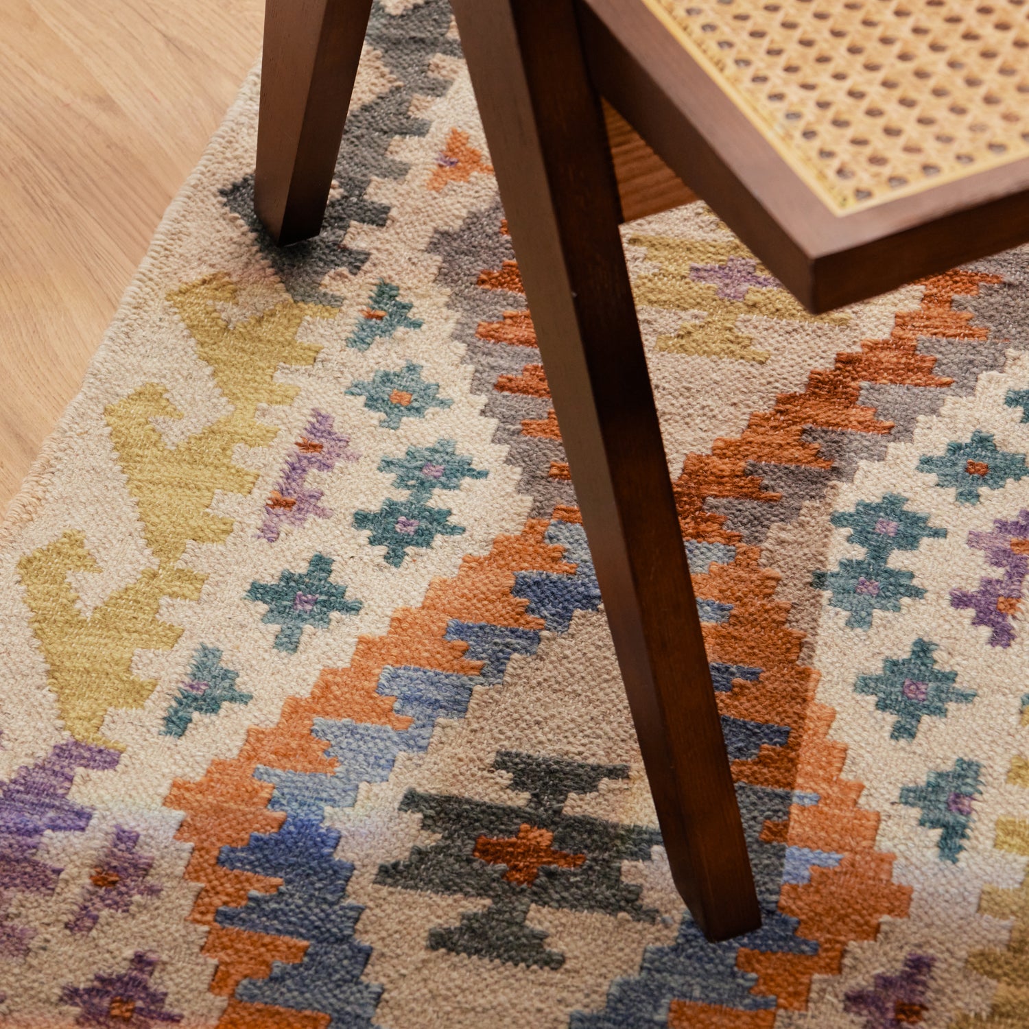 Tapis Kilim en Laine OASIS – STUDIO DECO