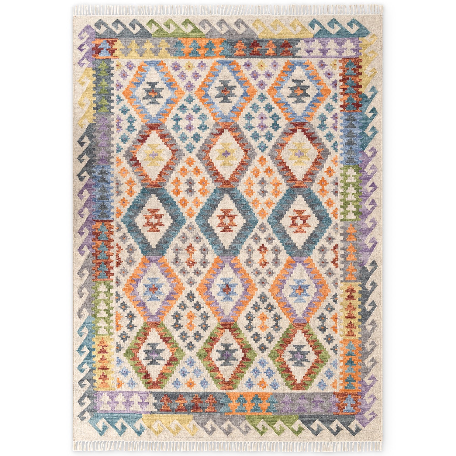 Tapis Kilim en Laine OASIS – STUDIO DECO