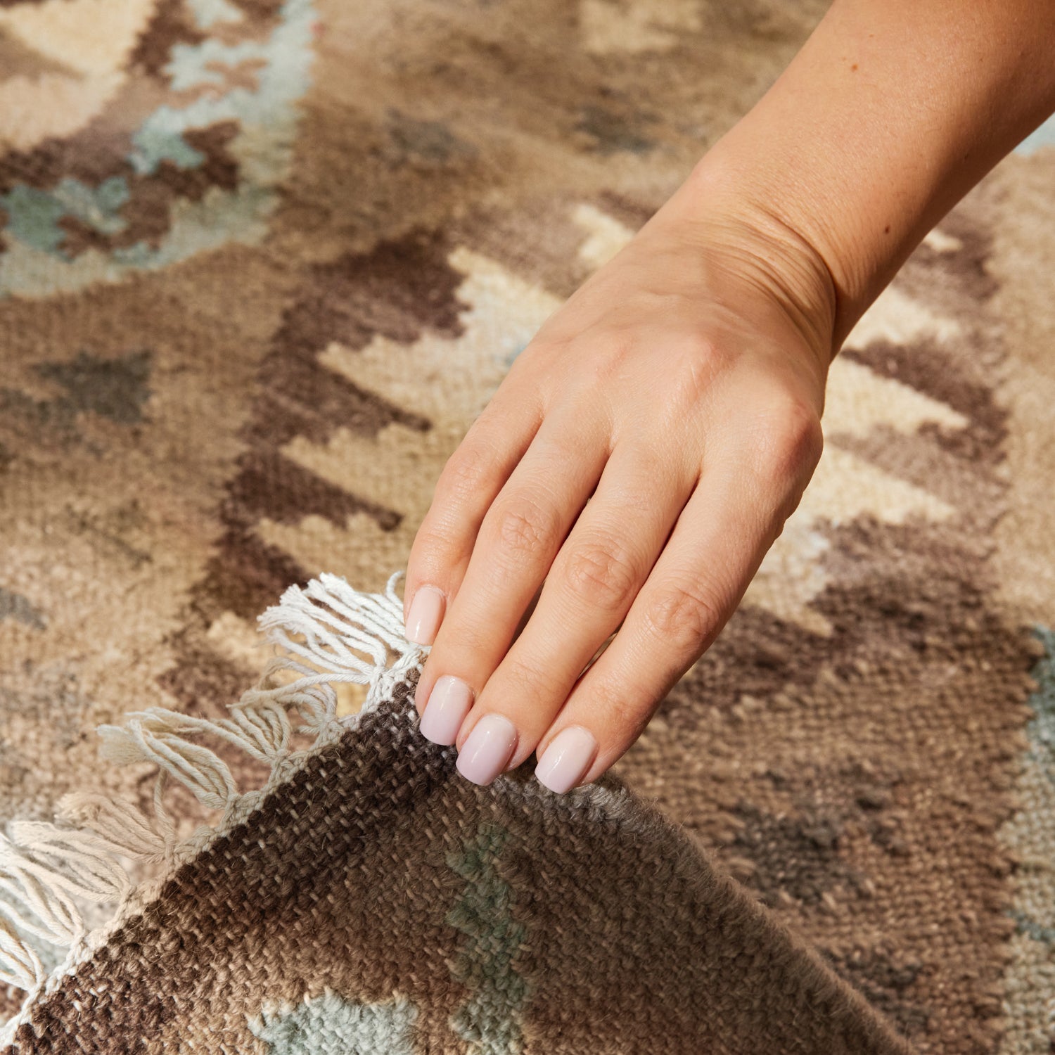 Tapis Kilim en Laine DUNE – STUDIO DECO