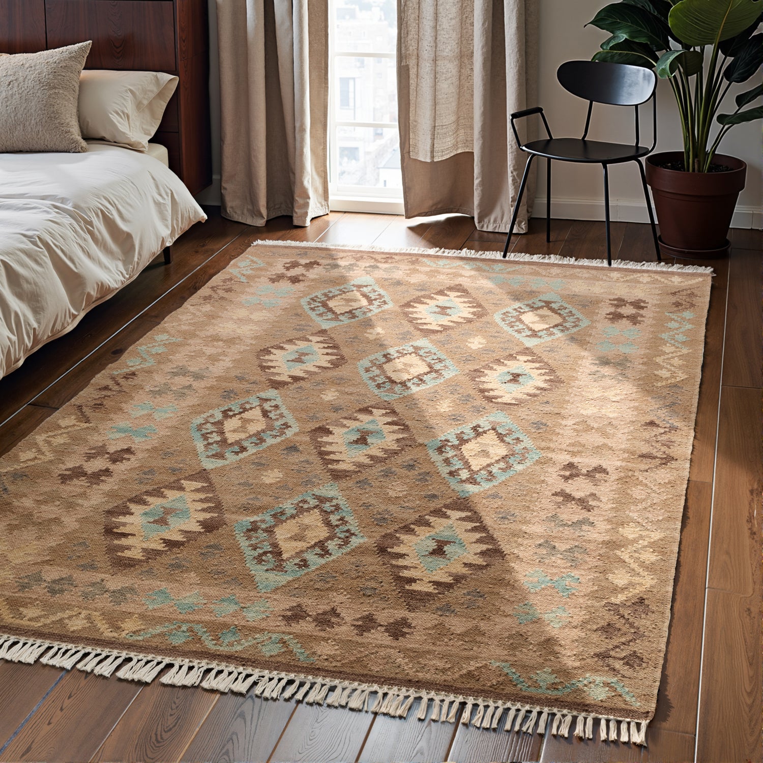 Tapis Kilim en Laine DUNE – STUDIO DECO