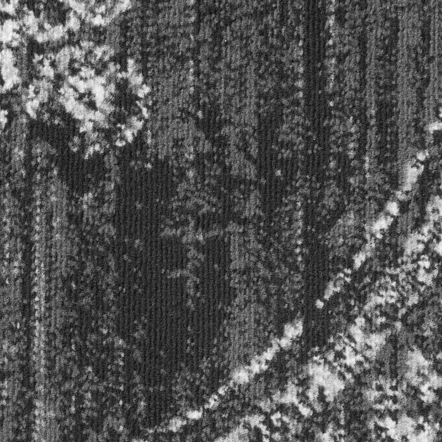 Tapis rond vintage médaillon Anthracite – STUDIO DECO