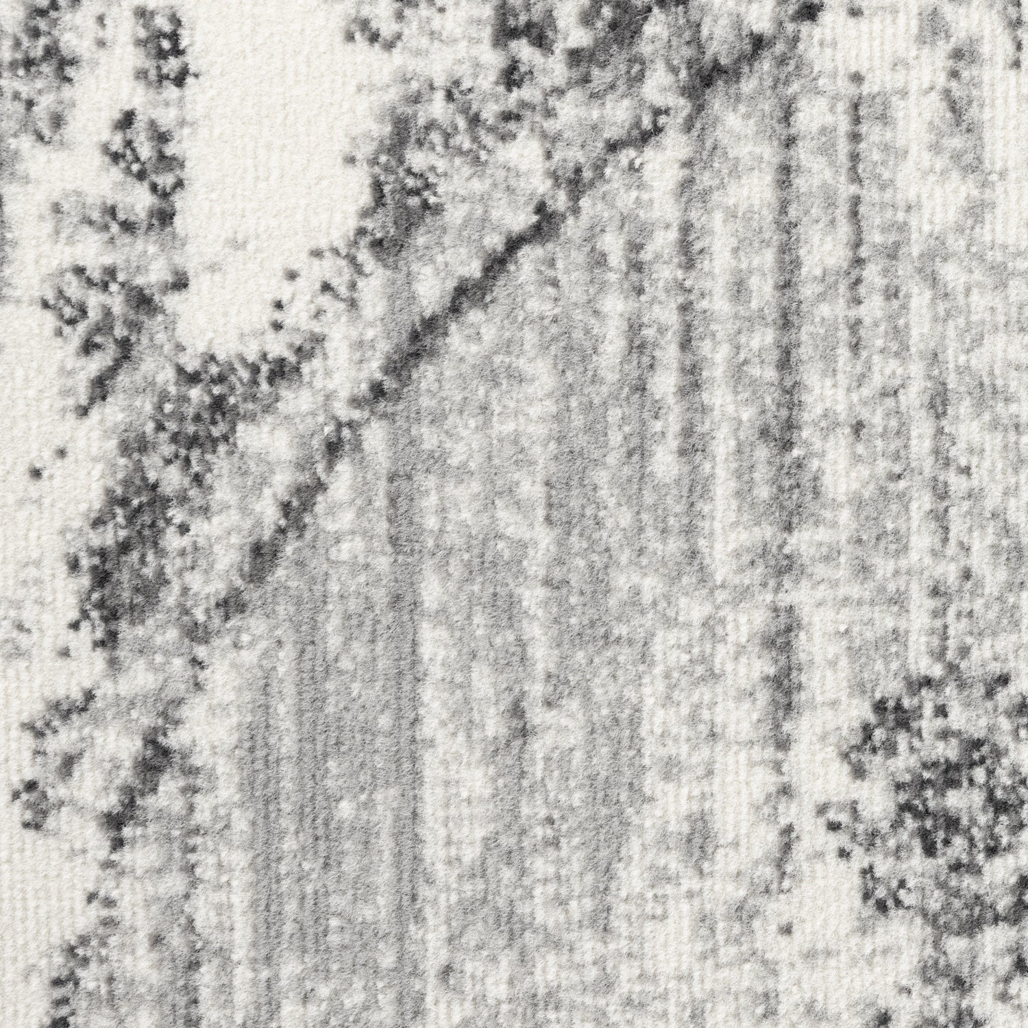 Tapis rond vintage médaillon Crème et Gris – STUDIO DECO