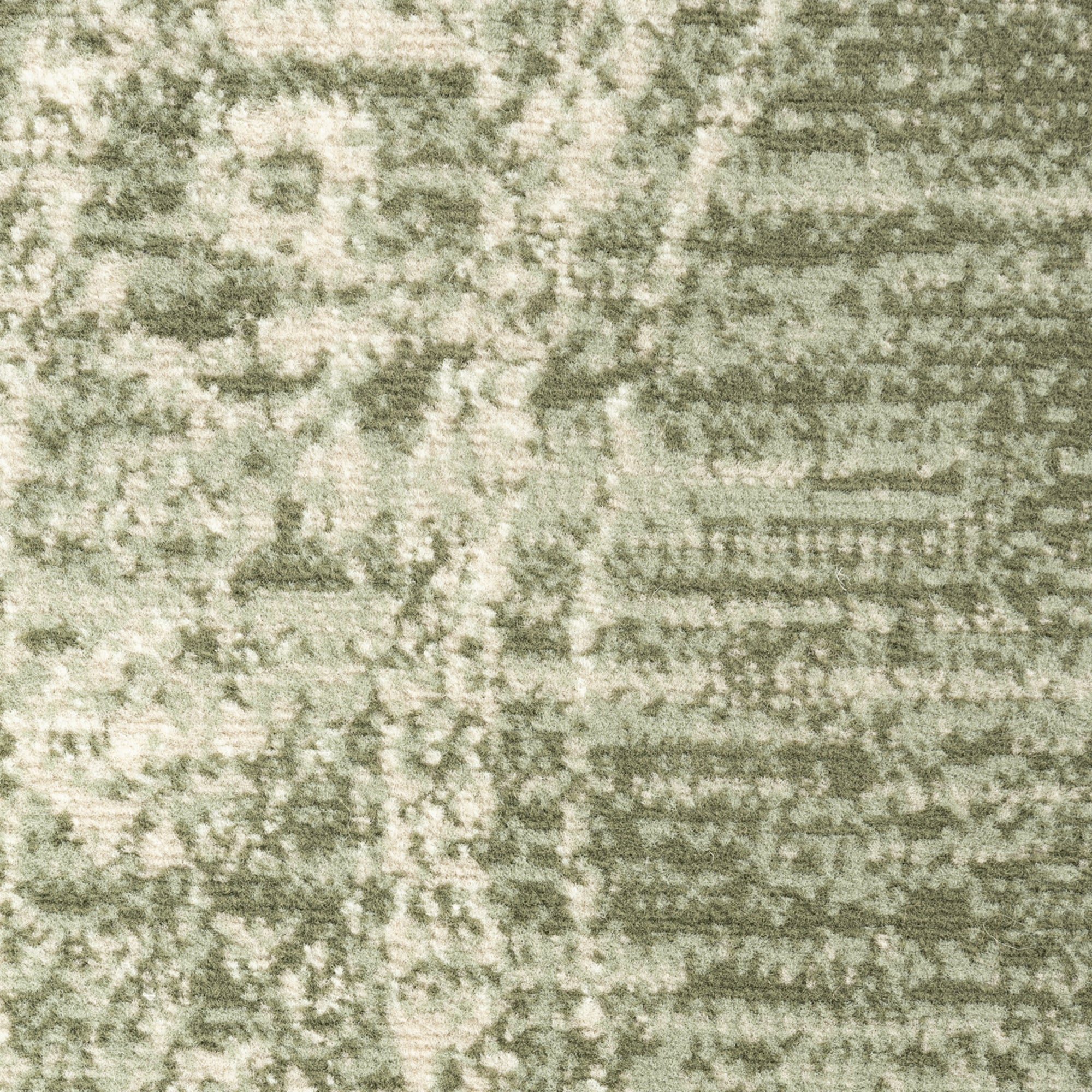 Tapis rond vintage médaillon Vert Menthe – STUDIO DECO