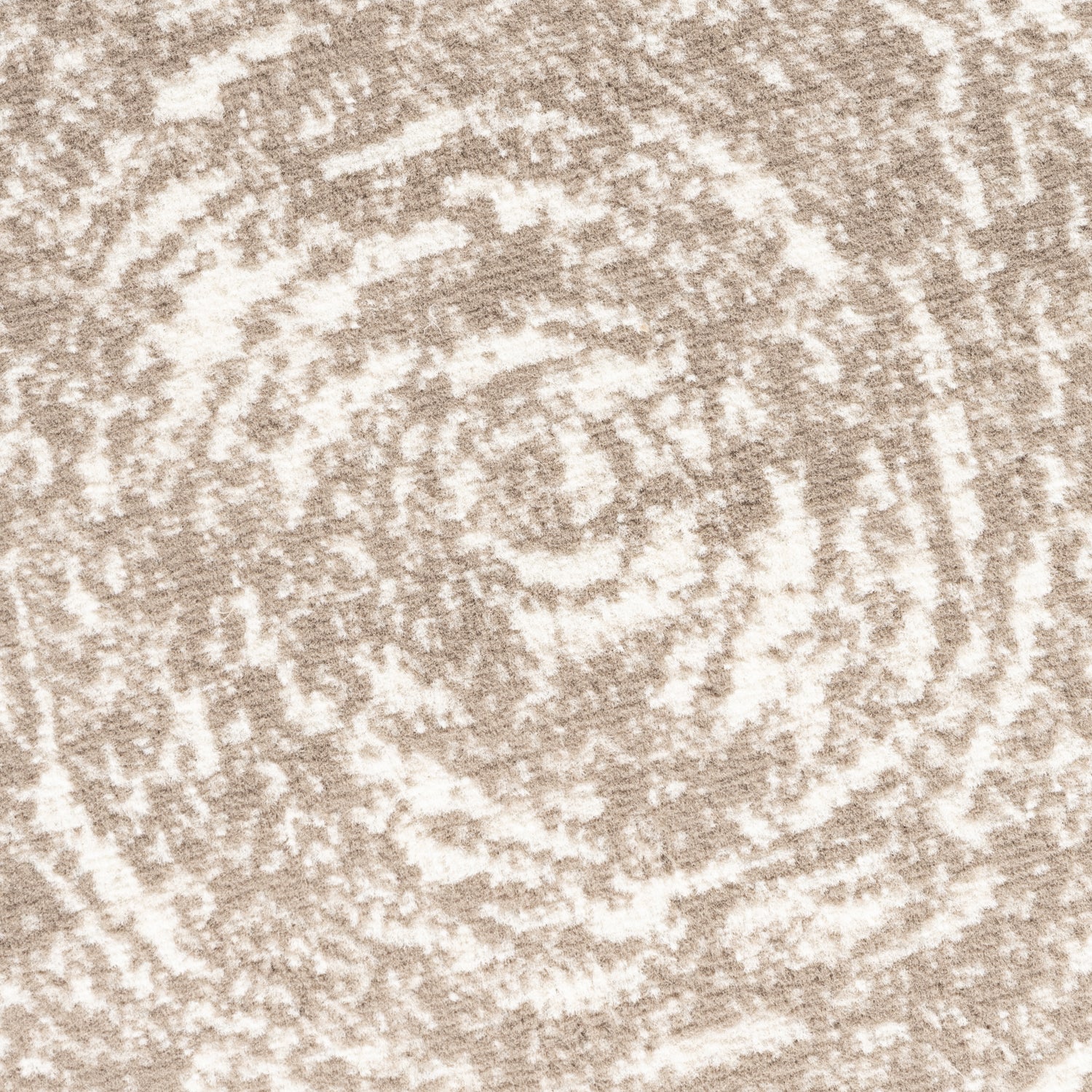 Tapis rond vintage abstrait Beige – STUDIO DECO