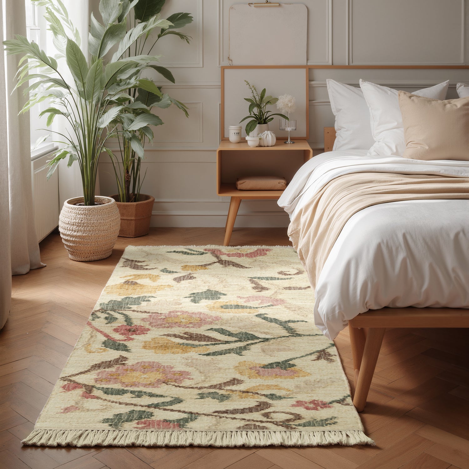 Tapis Kilim Jute à Franges SUZAN - ELLE Decoration – STUDIO DECO