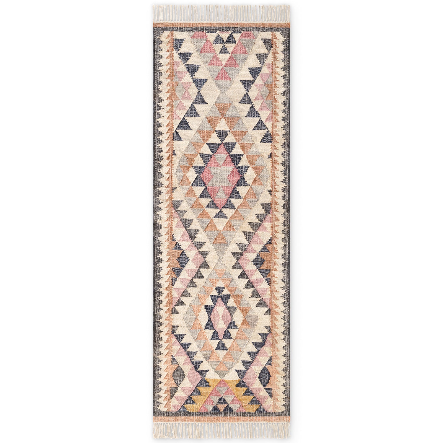 Tapis Kilim Jute à Franges SHANA - ELLE Decoration – STUDIO DECO