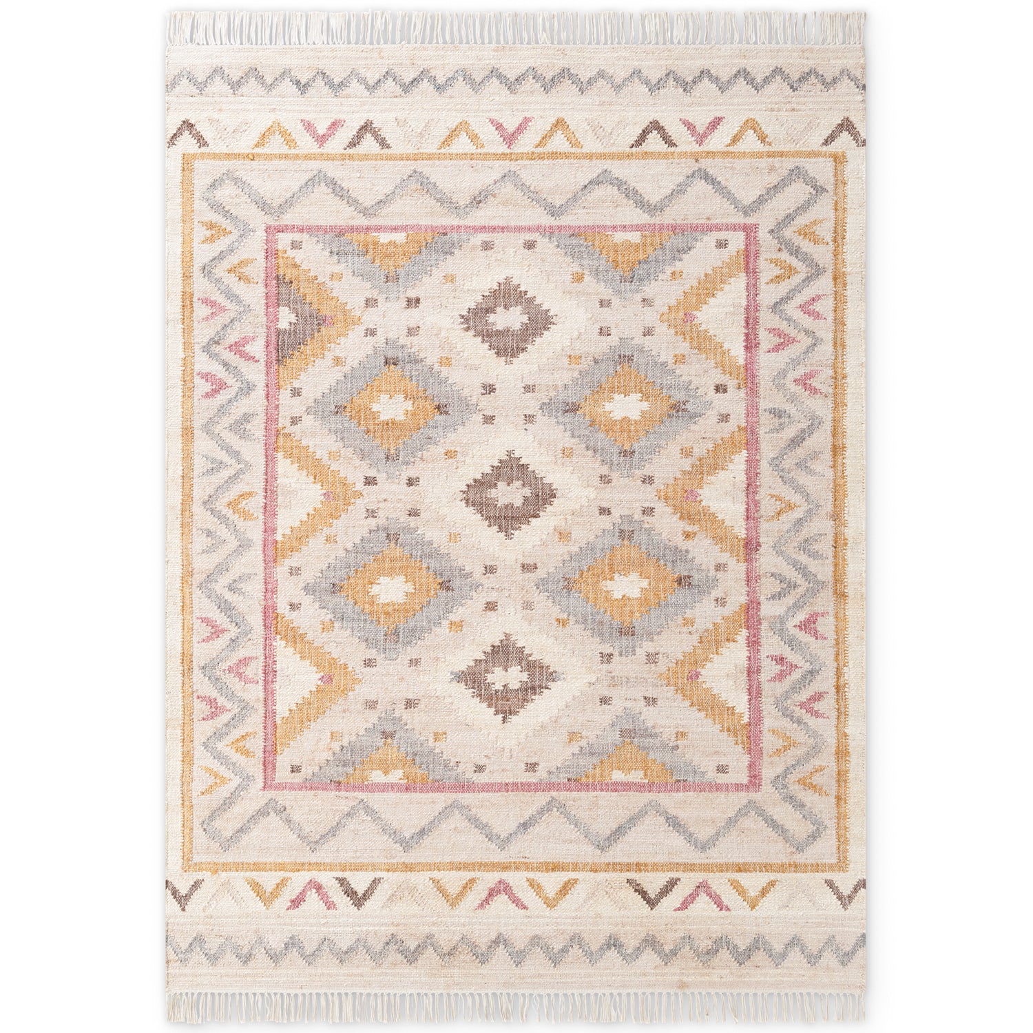 Tapis Kilim Jute à Franges AINA - ELLE Decoration – STUDIO DECO