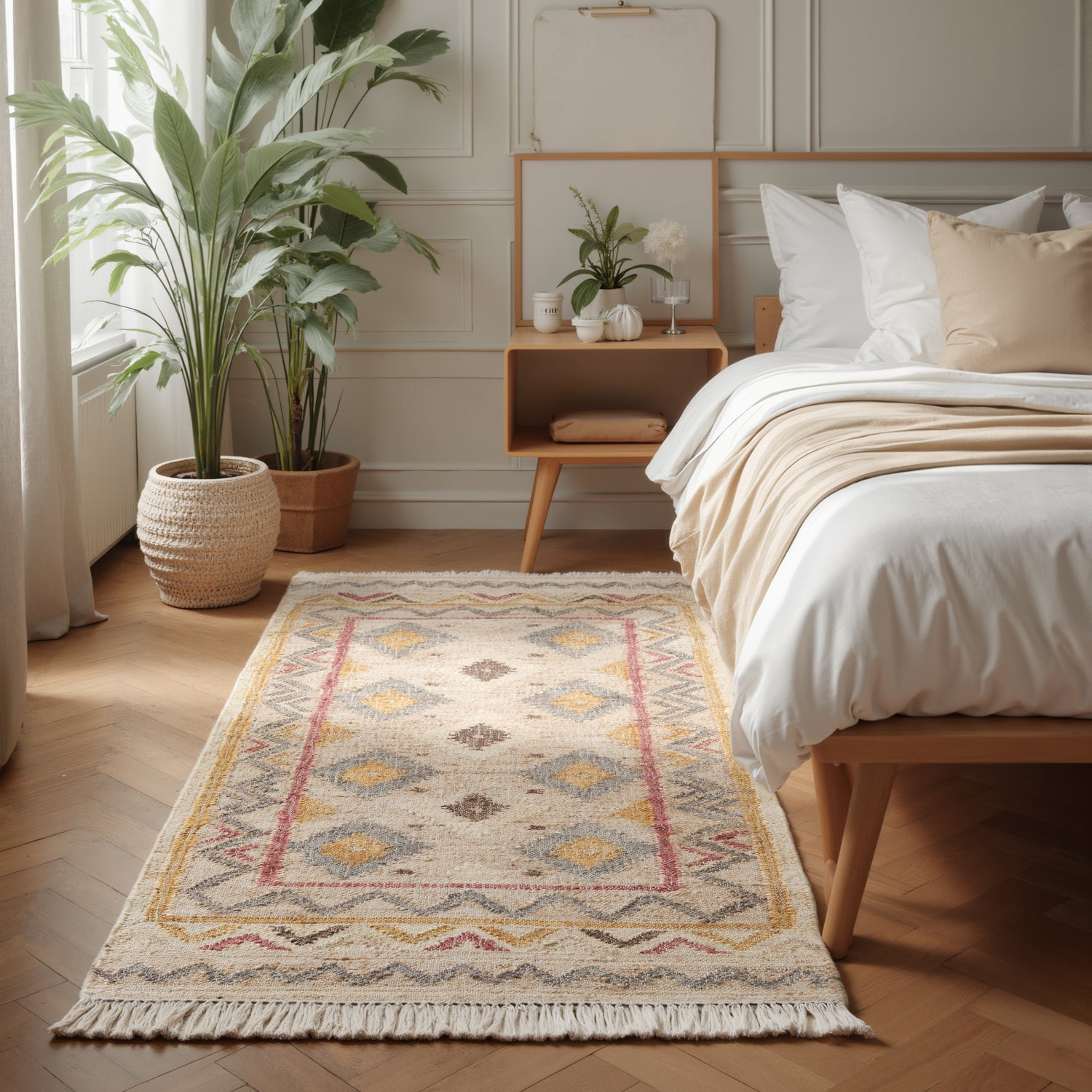 Tapis Kilim Jute à Franges AINA - ELLE Decoration – STUDIO DECO