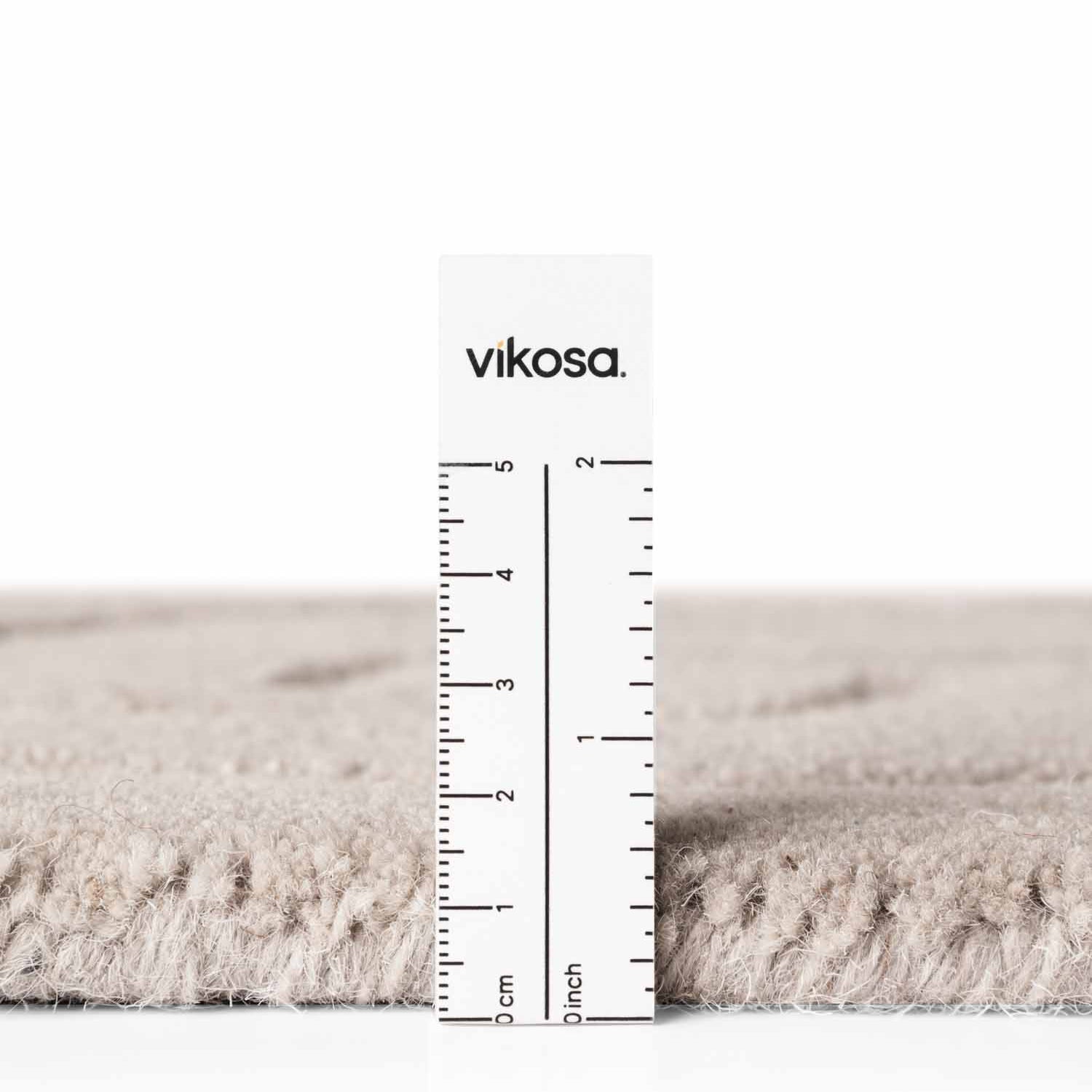 Tapis en laine tuftée main Gris