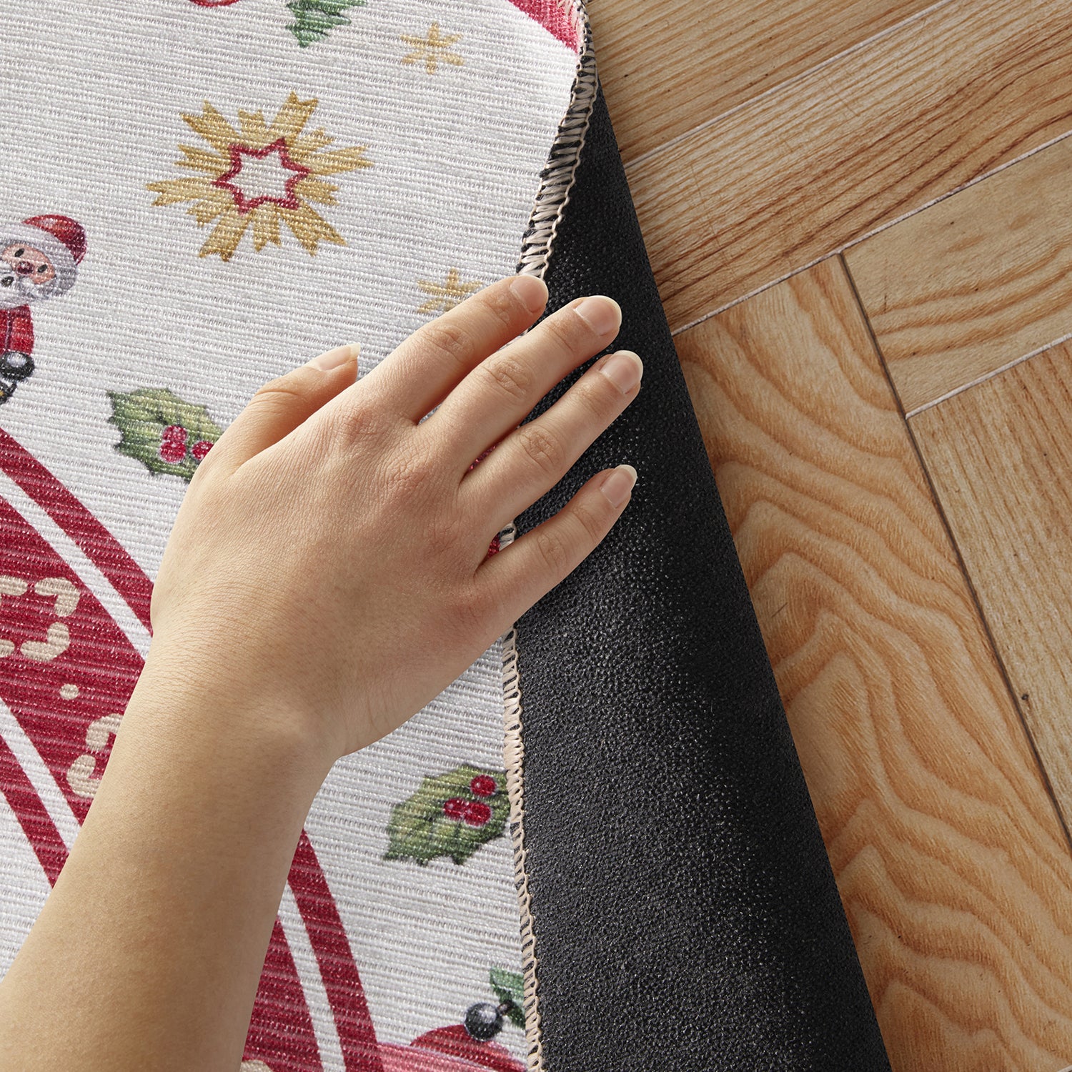 Tapis De Noël Rond Santa – STUDIO DECO