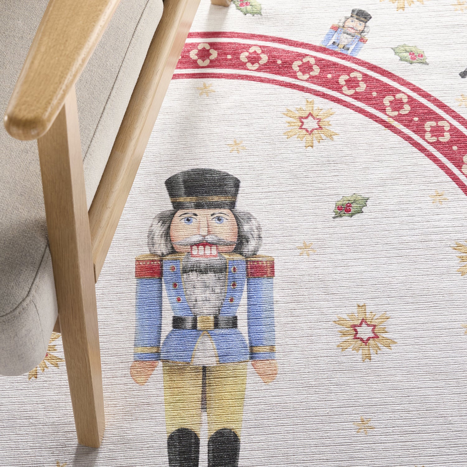 Tapis De Noël Rond Casse-Noisette – STUDIO DECO