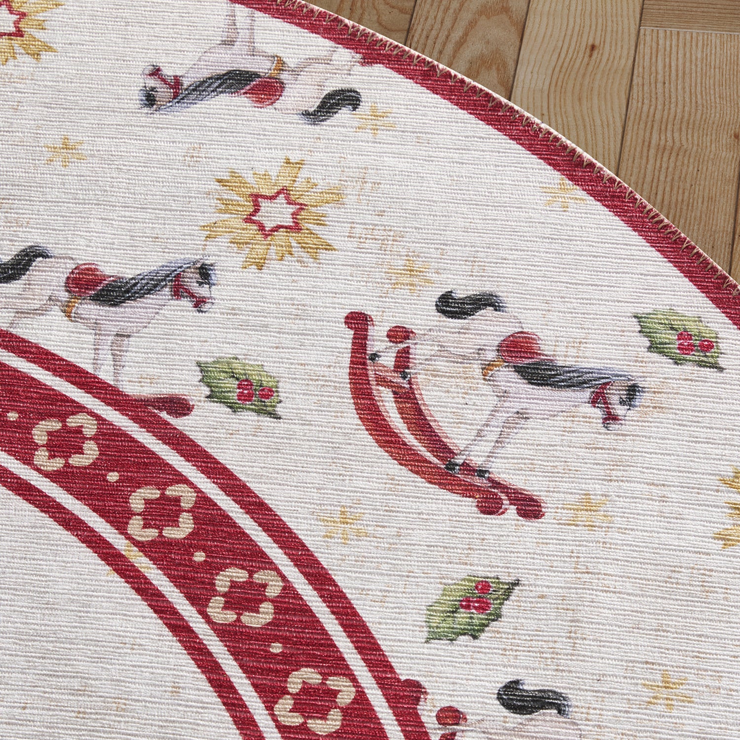 Tapis De Noël Rond Rocking Horse – STUDIO DECO