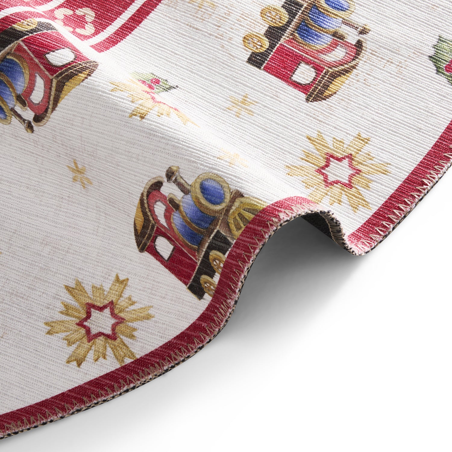 Tapis De Noël Rond Voyage enchanté – STUDIO DECO