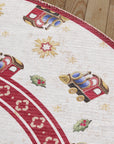 Tapis De Noël Rond Voyage enchanté – STUDIO DECO