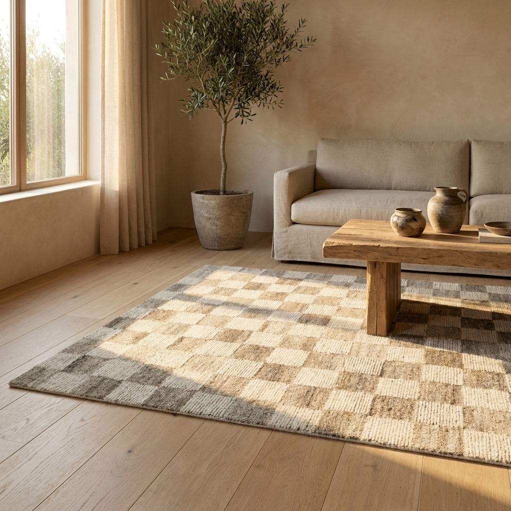 Tapis Fait main en Laine AMBER