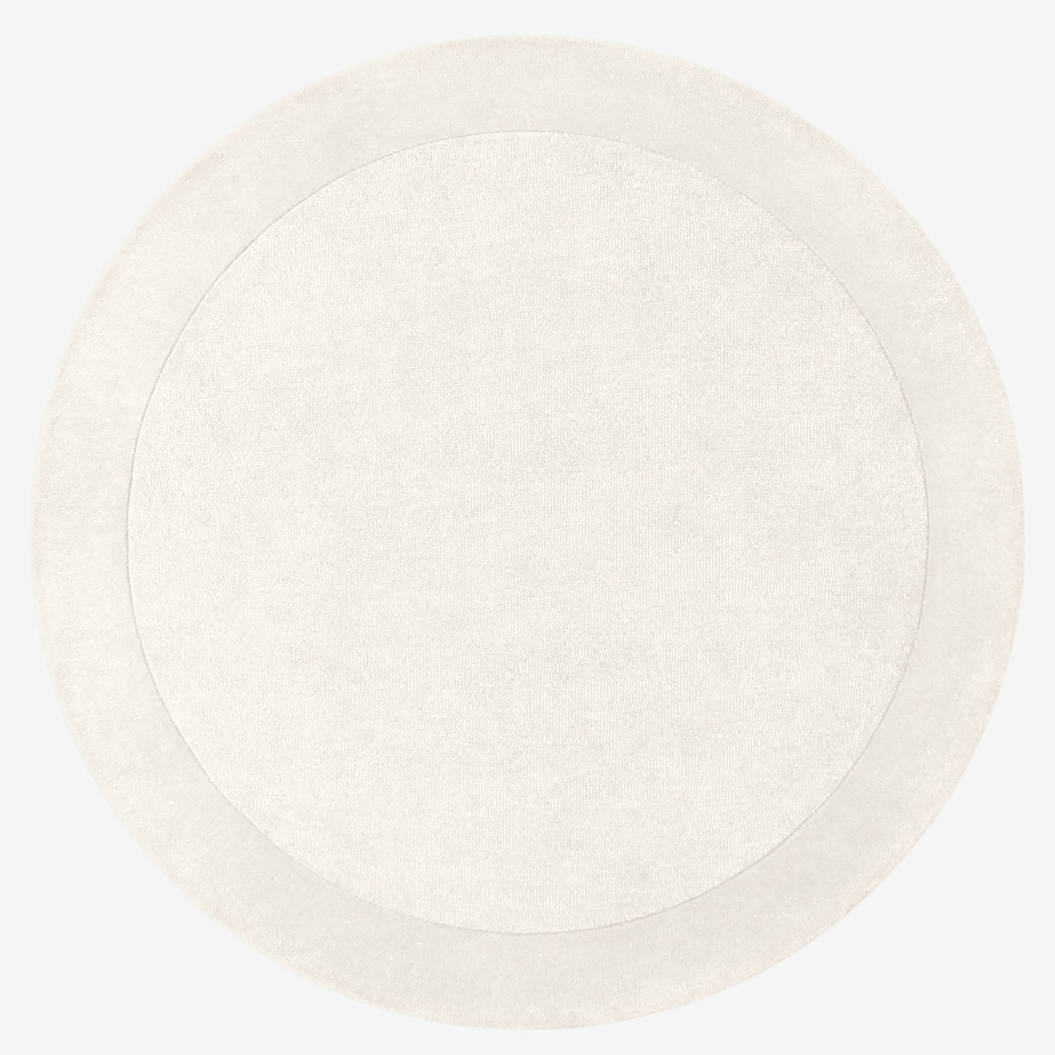 Tapis Rond en laine tufté main Crème - Villeroy &amp; Boch – STUDIO DECO