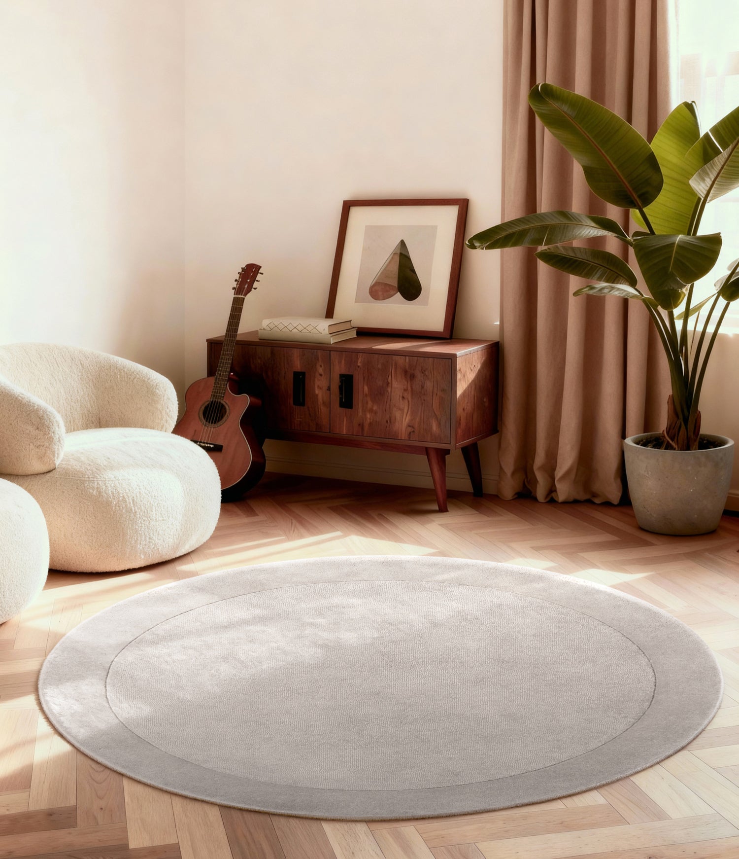 Tapis Rond en laine tufté main Gris - Villeroy & Boch – STUDIO DECO