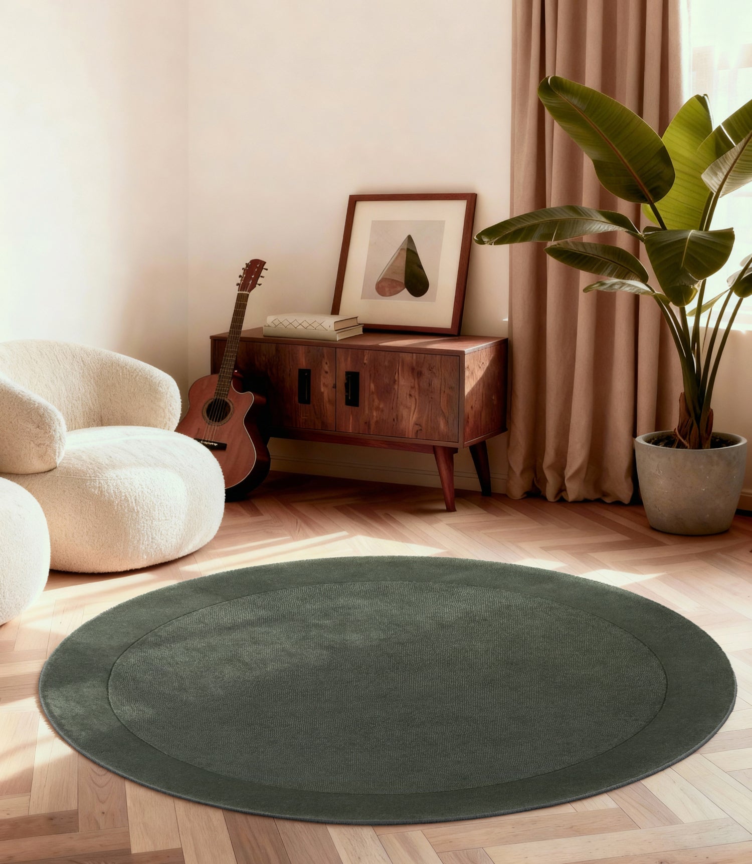 Tapis Rond en laine tufté main Vert - Villeroy & Boch – STUDIO DECO