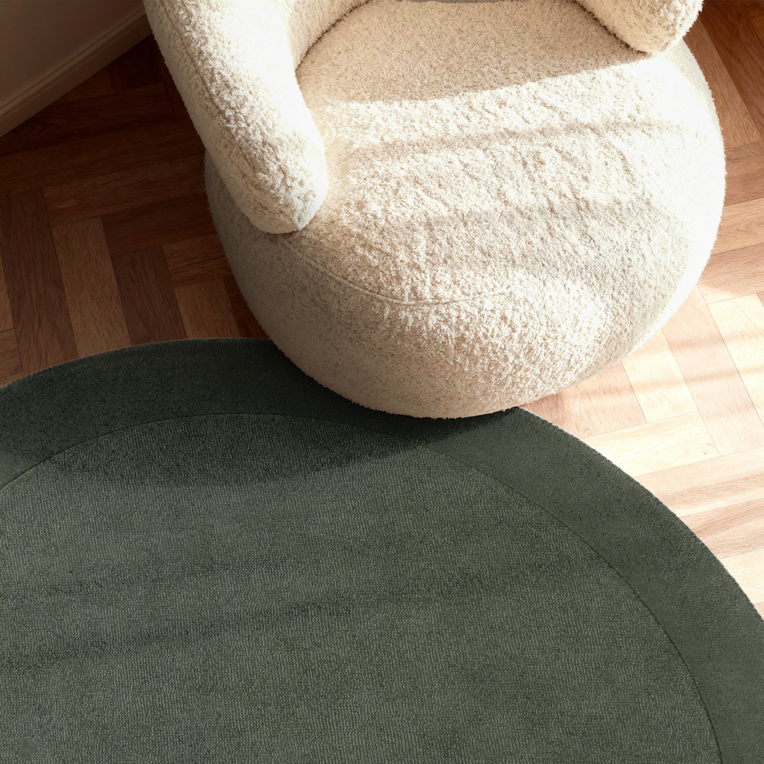 Tapis Rond en laine tufté main Vert - Villeroy & Boch – STUDIO DECO