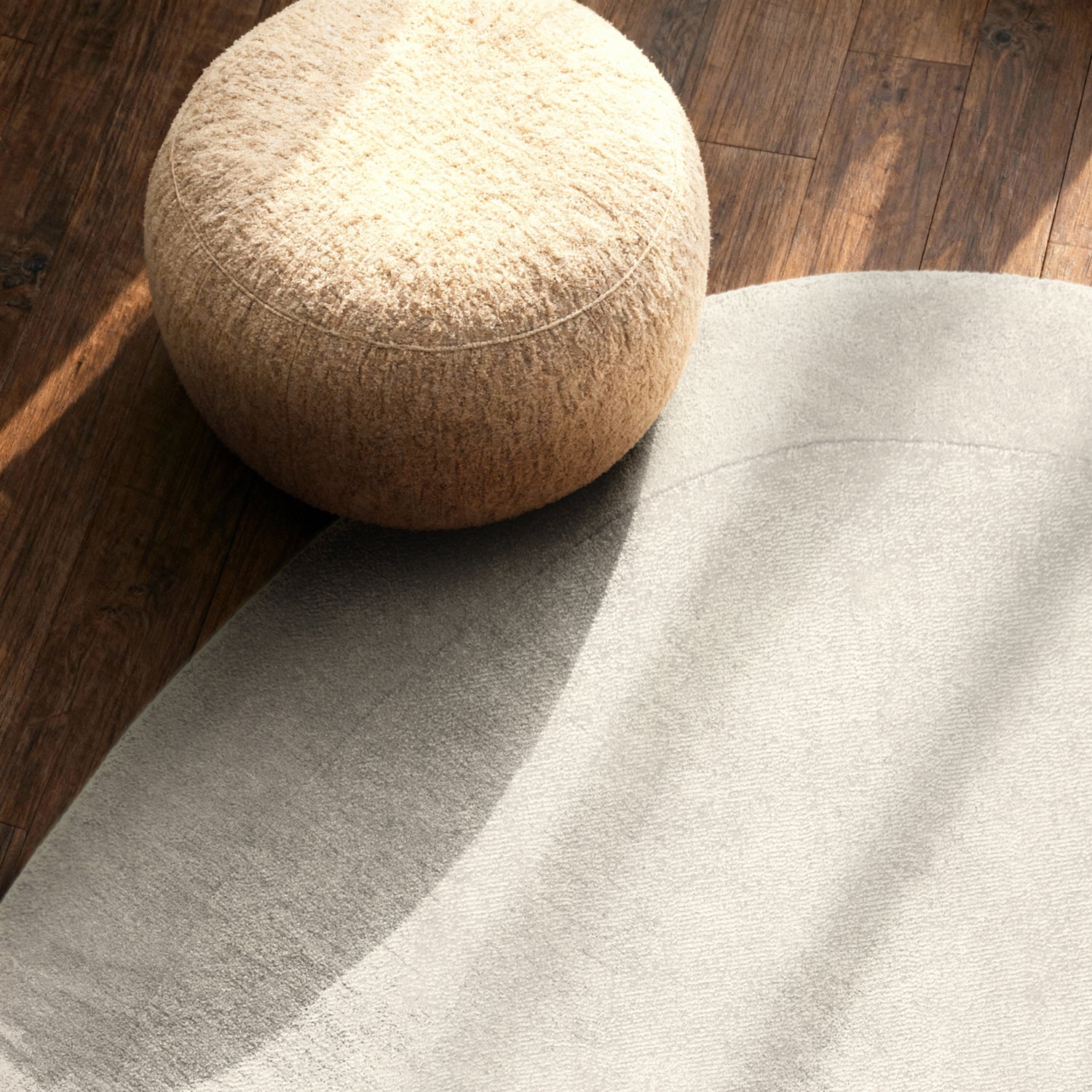 Tapis en laine rond organique tufté main Crème - Villeroy & Boch – STUDIO DECO