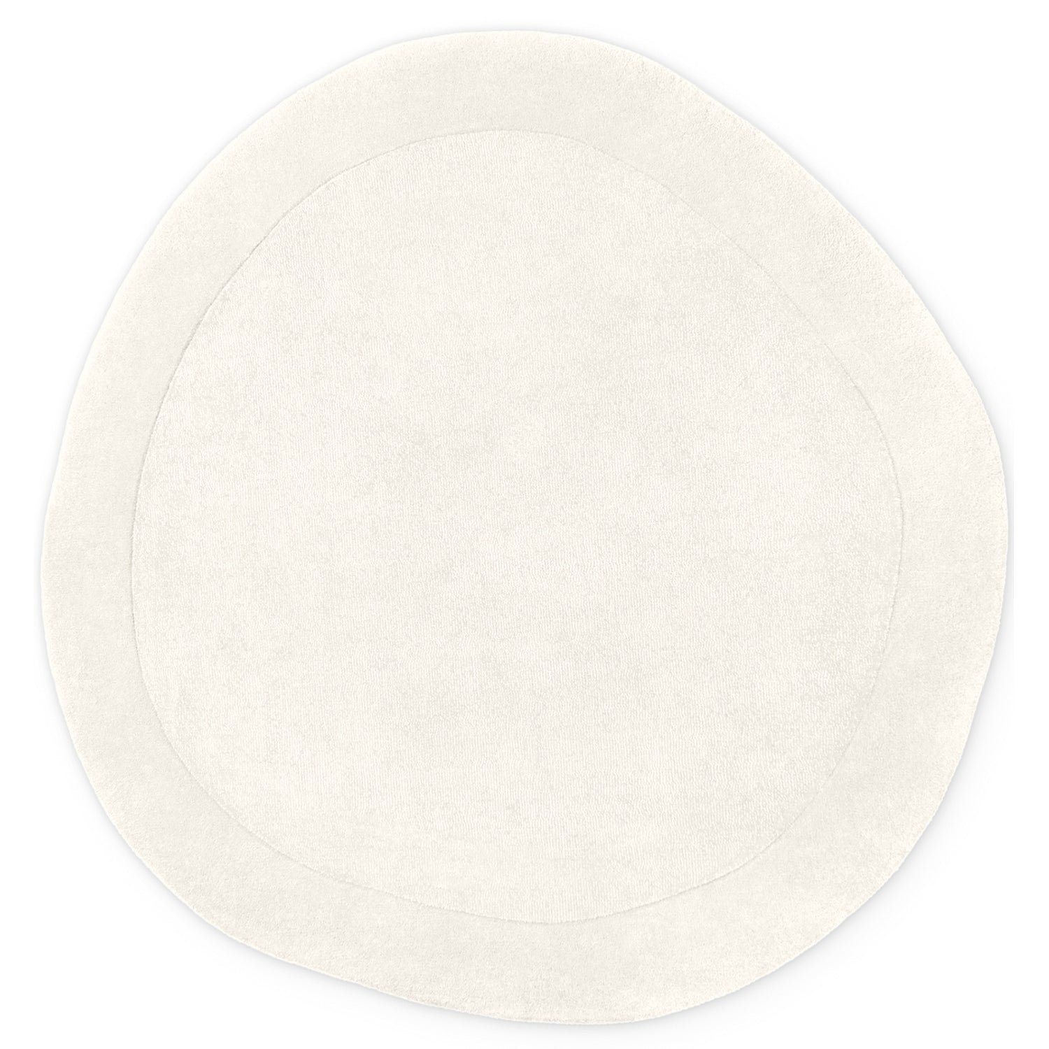Tapis en laine rond organique tufté main Crème - Villeroy & Boch – STUDIO DECO