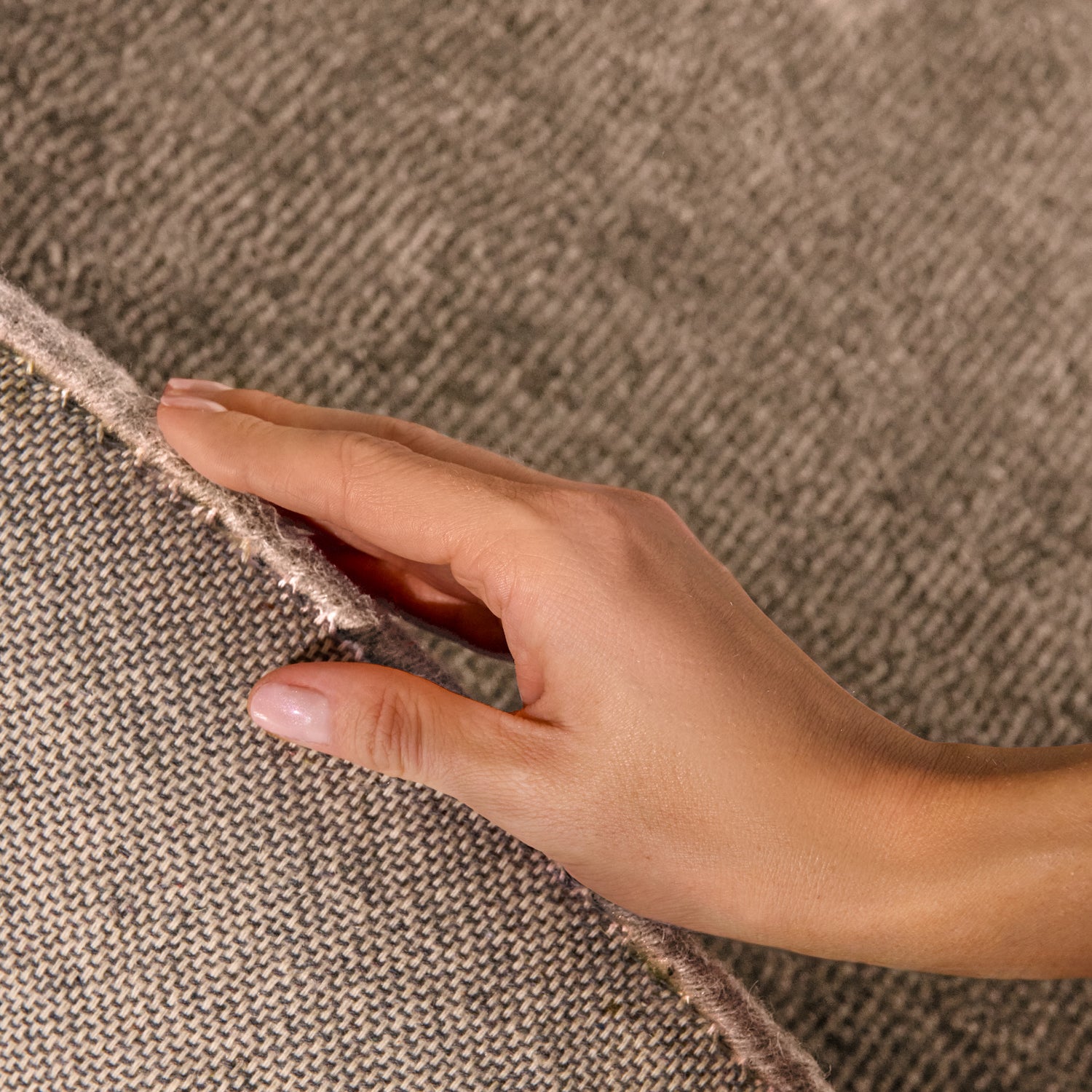 Tapis en laine rond organique tufté main Beige - Villeroy & Boch – STUDIO DECO