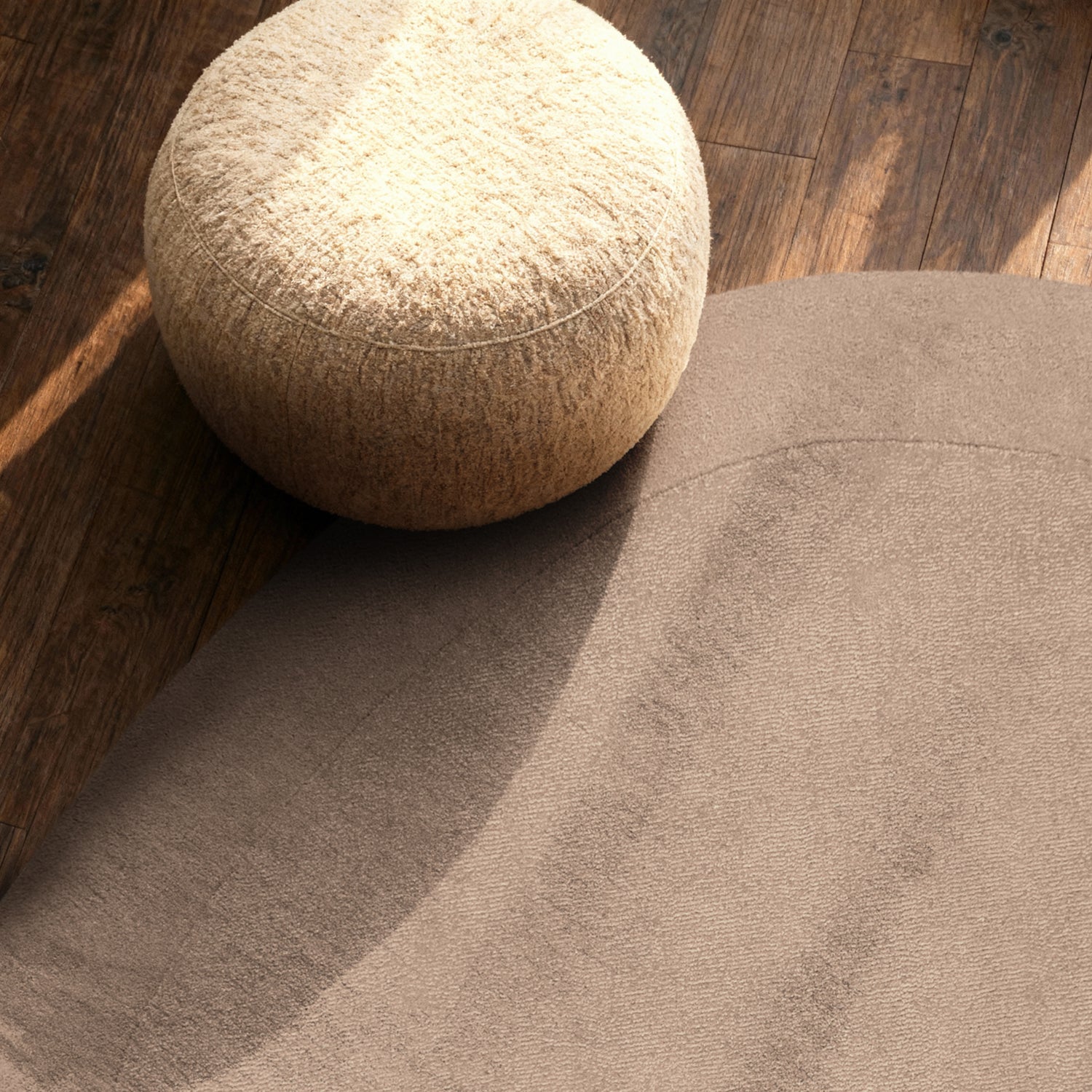 Tapis en laine rond organique tufté main Beige - Villeroy & Boch – STUDIO DECO