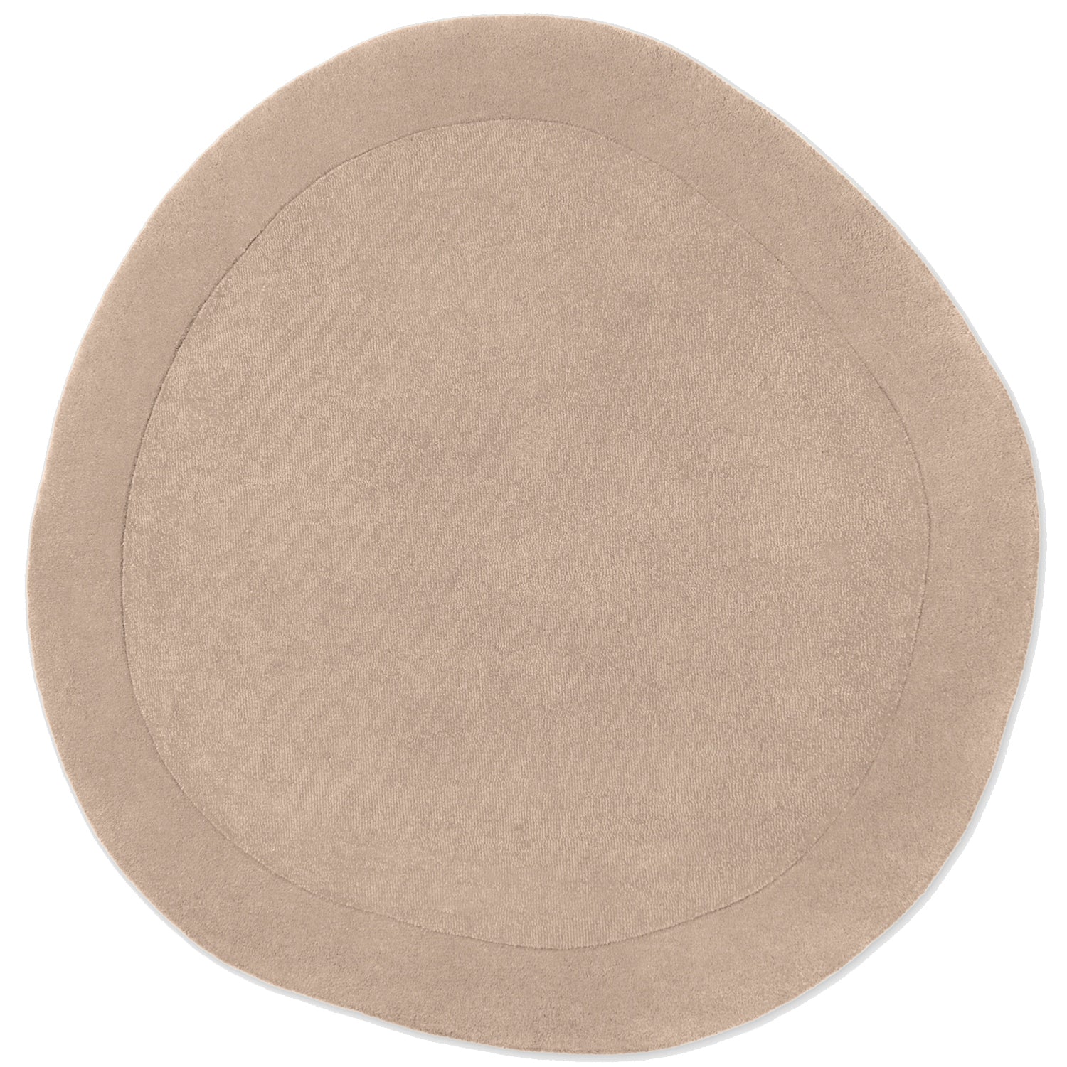 Tapis en laine rond organique tufté main Beige - Villeroy & Boch – STUDIO DECO