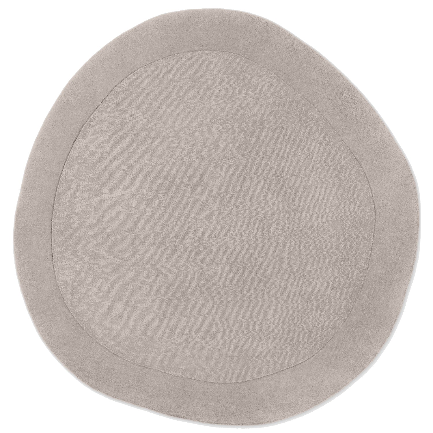 Tapis en laine rond organique tufté main Gris - Villeroy & Boch – STUDIO DECO