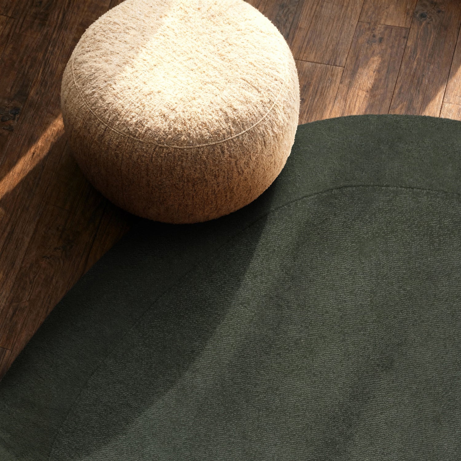 Tapis en laine rond organique tufté main Vert - Villeroy & Boch – STUDIO DECO