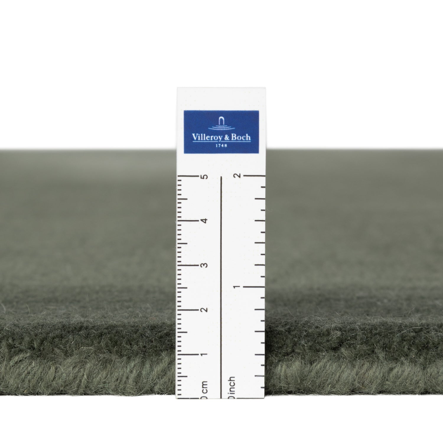 Tapis en laine rond organique tufté main Vert - Villeroy &amp; Boch – STUDIO DECO