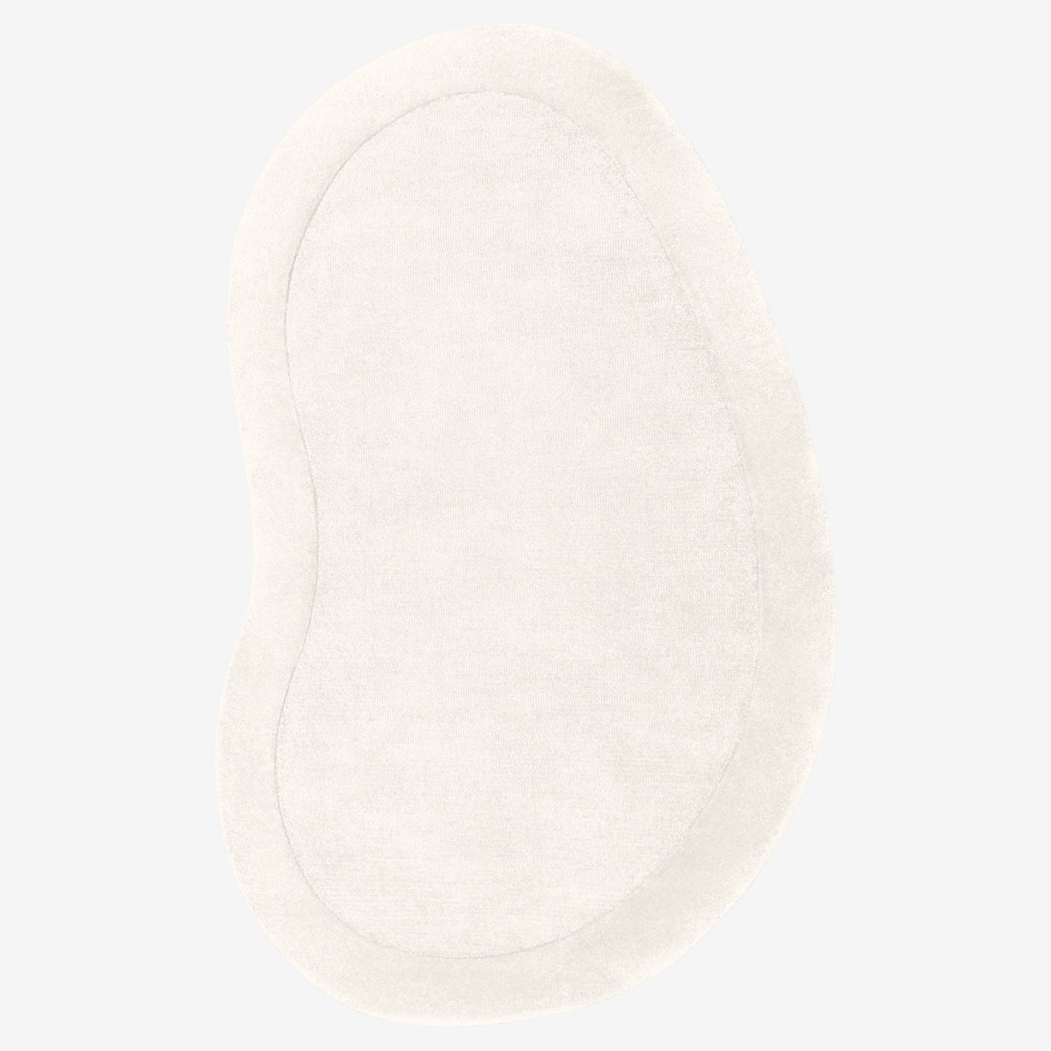 Tapis en laine de forme organique tufté main Crème - Villeroy &amp; Boch – STUDIO DECO