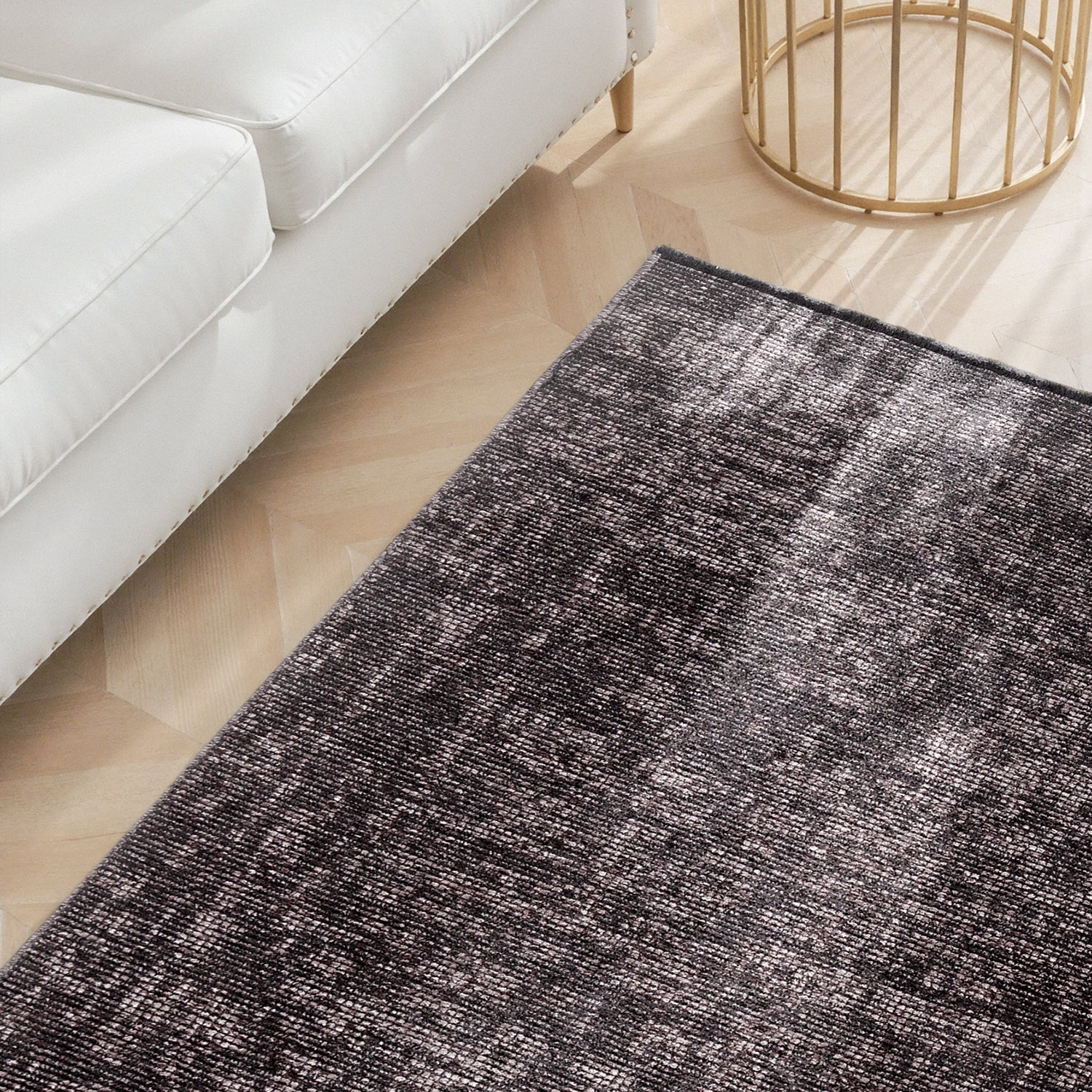 Tapis Brillance Marron - ELLE Décoration