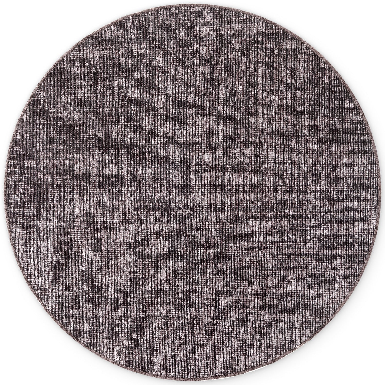 Tapis Rond Brillance Marron - ELLE Décoration