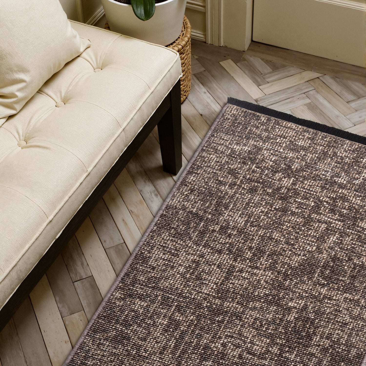 Tapis Brillance Café - ELLE Décoration
