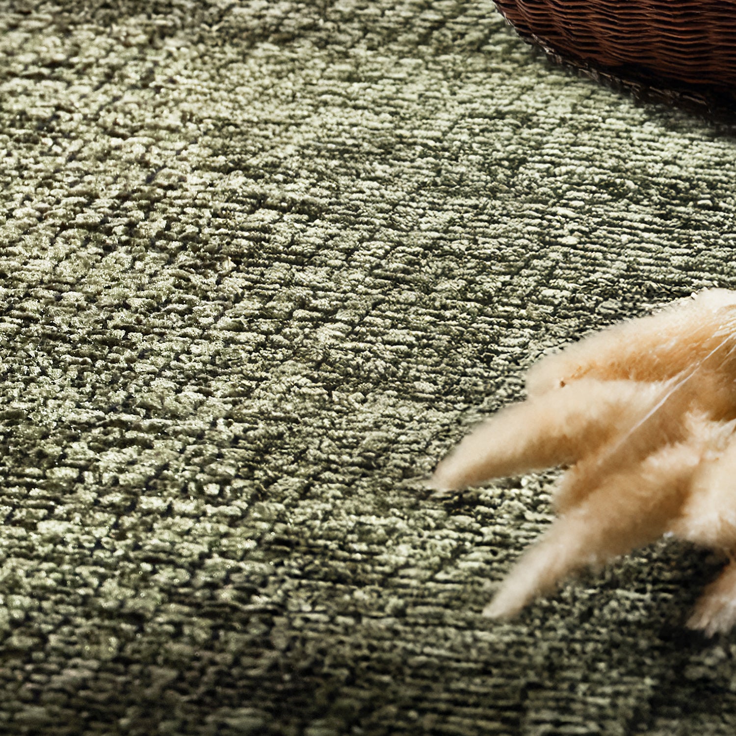 Tapis Brillance Vert - ELLE Décoration