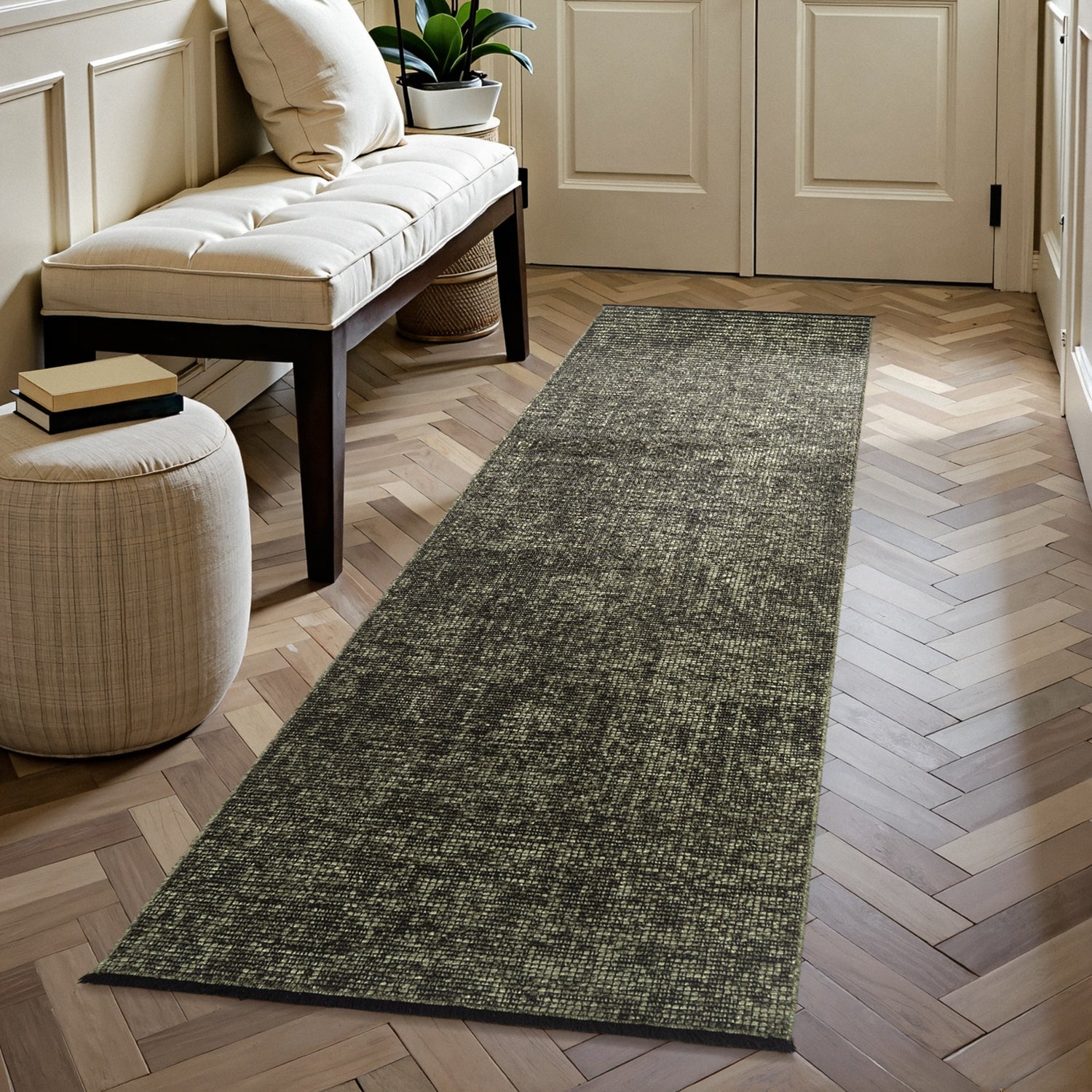 Tapis Brillance Vert - ELLE Décoration