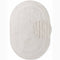 Tapis Ovale en Jute MAHAL Blanc – STUDIO DECO