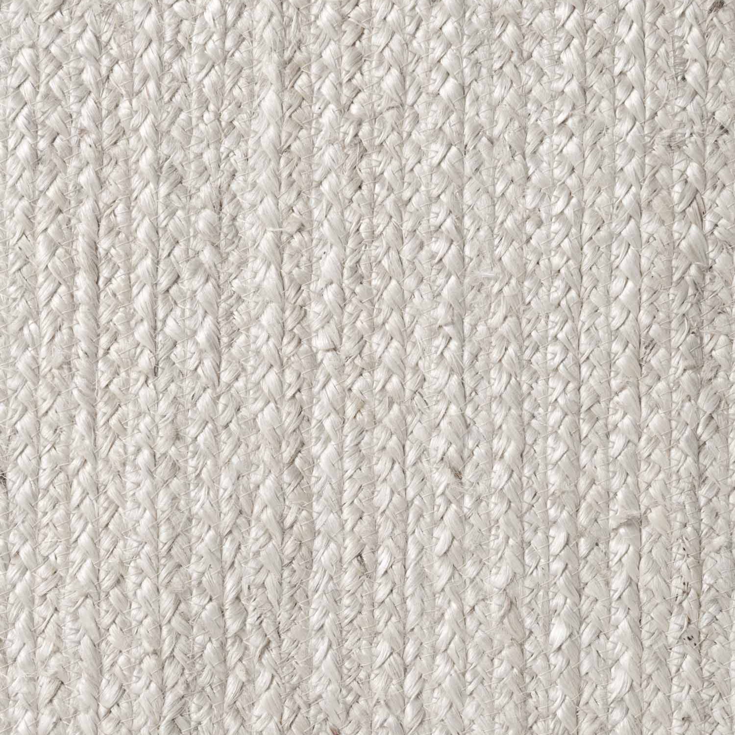 Tapis Ovale en Jute MAHAL Blanc – STUDIO DECO
