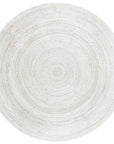 Tapis Rond en Jute MAHAL Blanc – STUDIO DECO